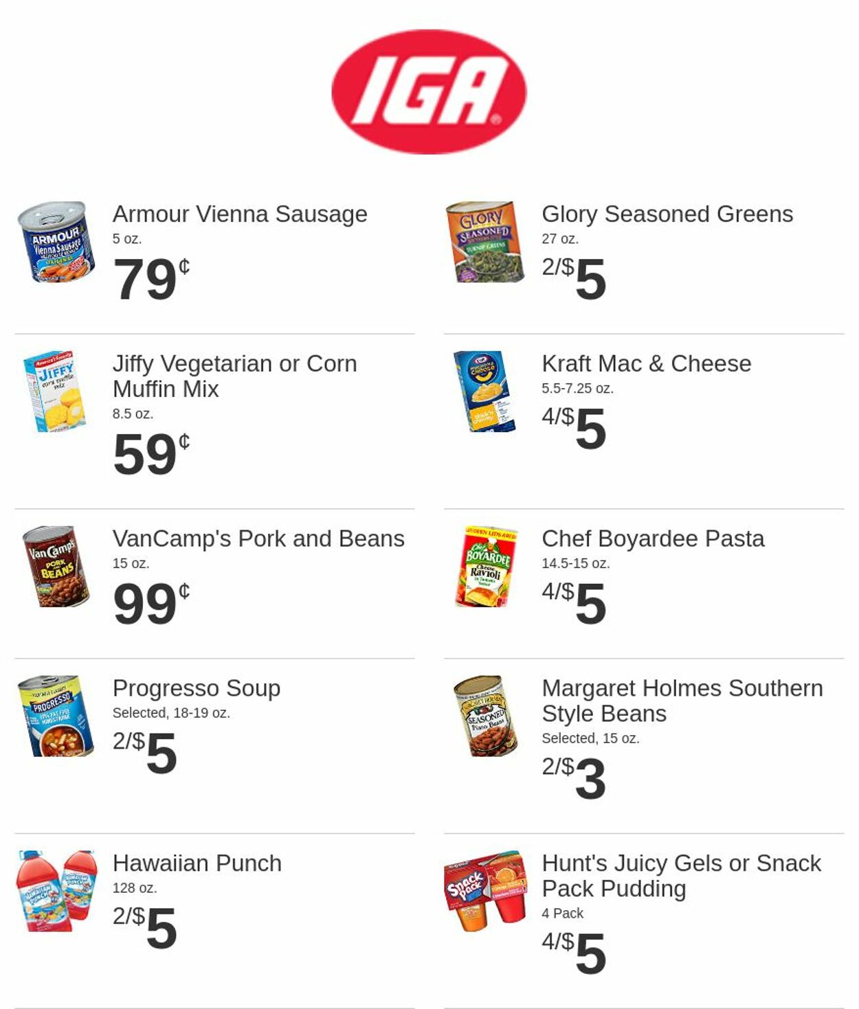 Rowe's IGA Supermarkets Ad from 02/08/2023