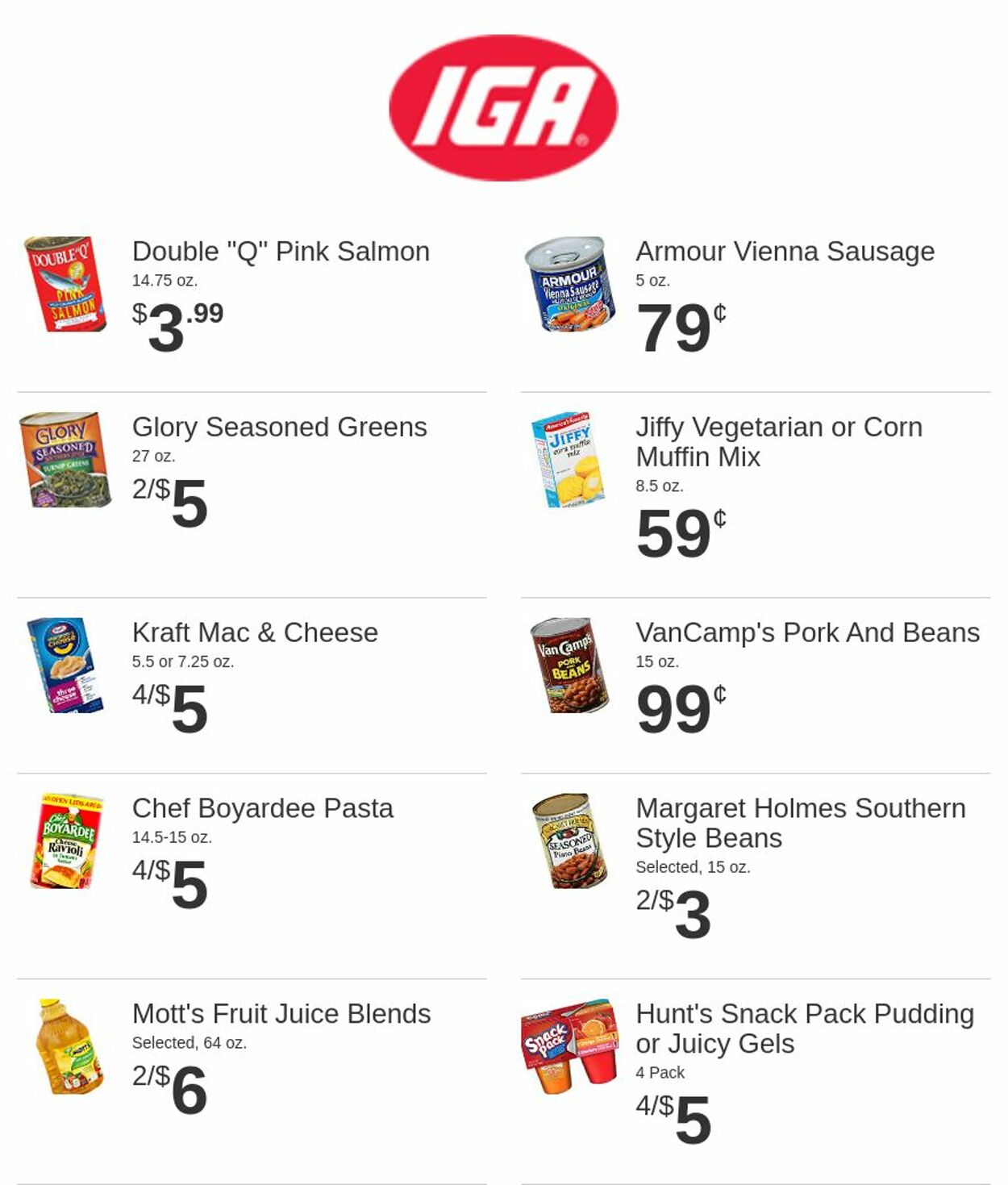 Rowe's IGA Supermarkets Ad from 05/10/2023