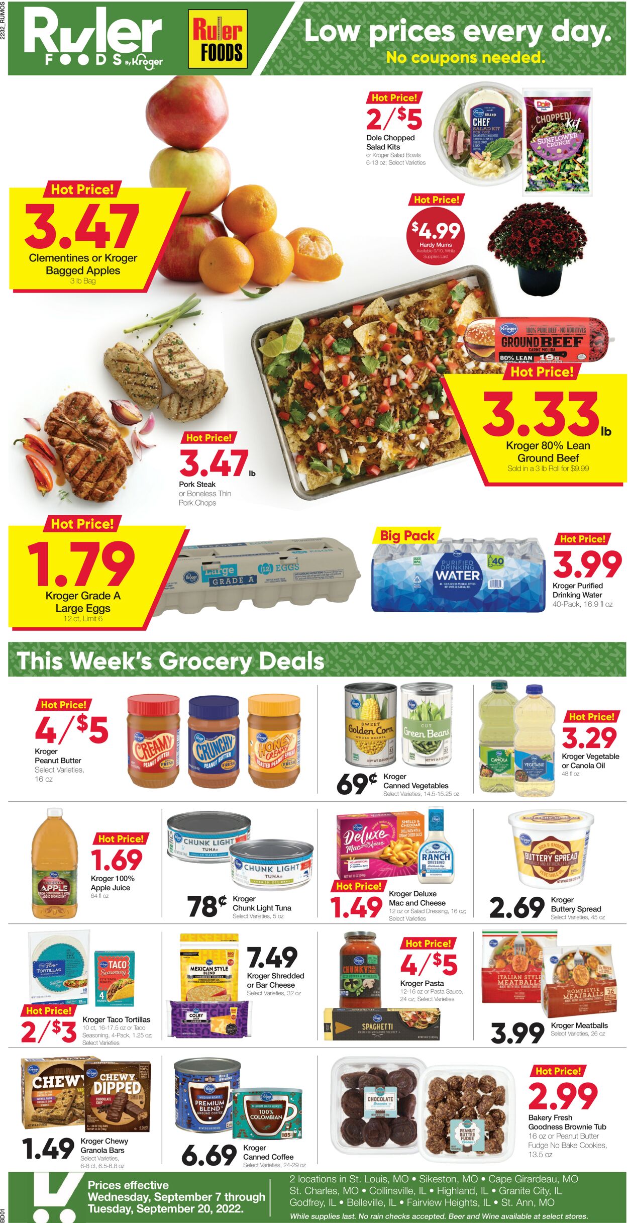 Ruler Foods Ad from 09/07/2022