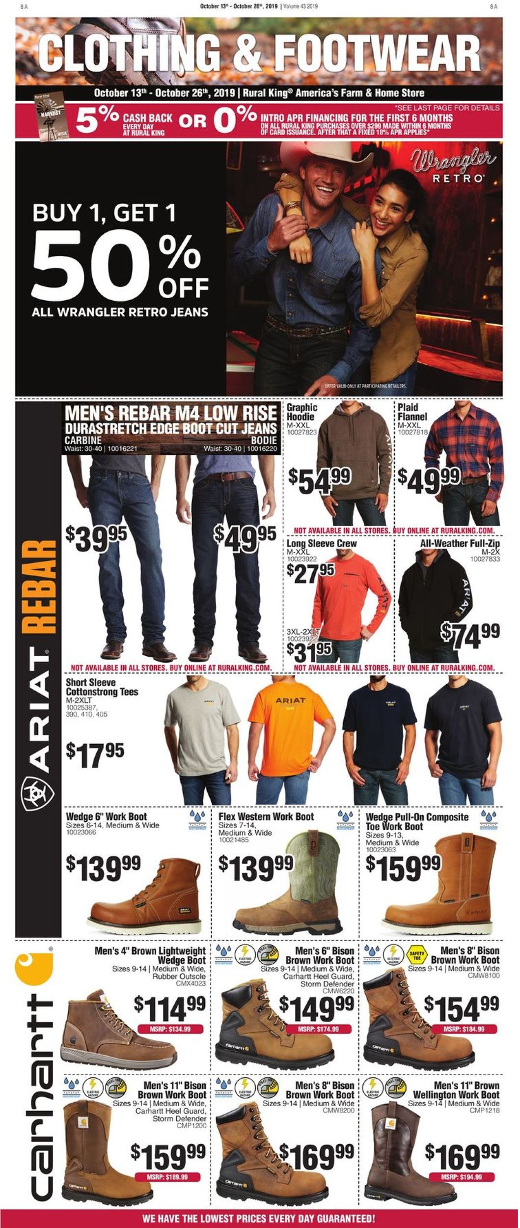 Rural King Ad from 10/13/2019