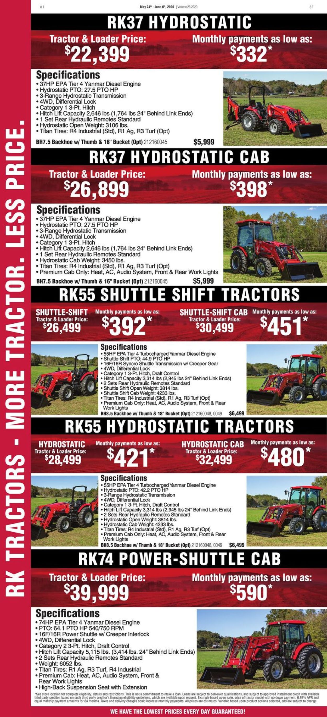 Rural King Ad from 05/24/2020