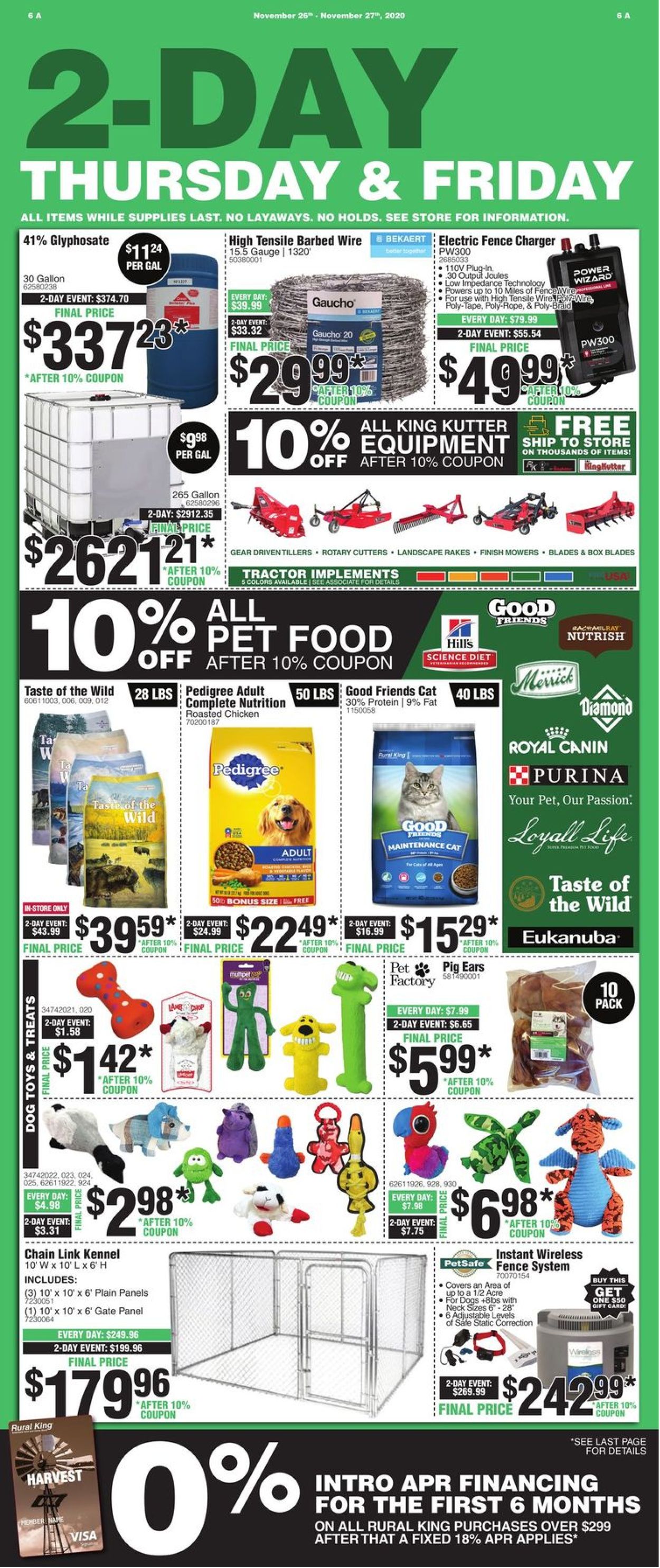 Rural King Ad from 11/26/2020