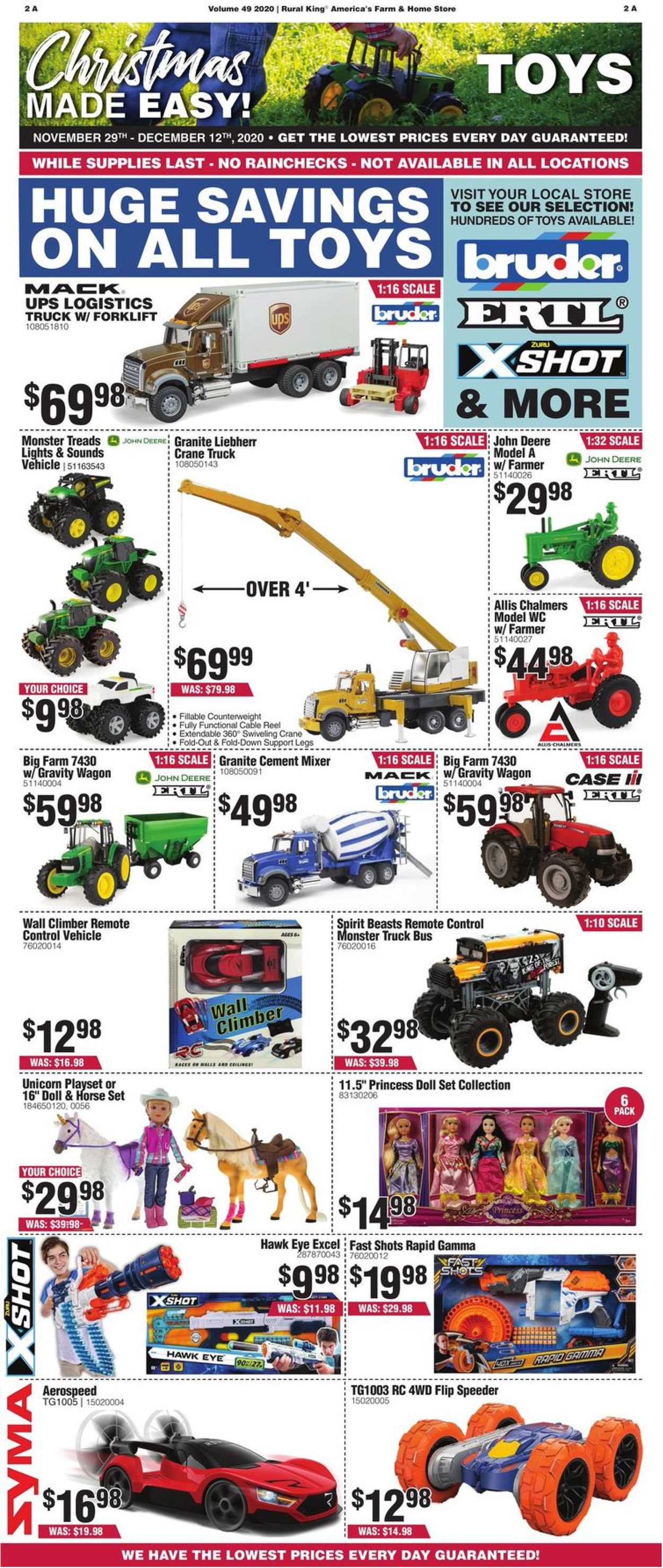 Rural King Ad from 11/29/2020