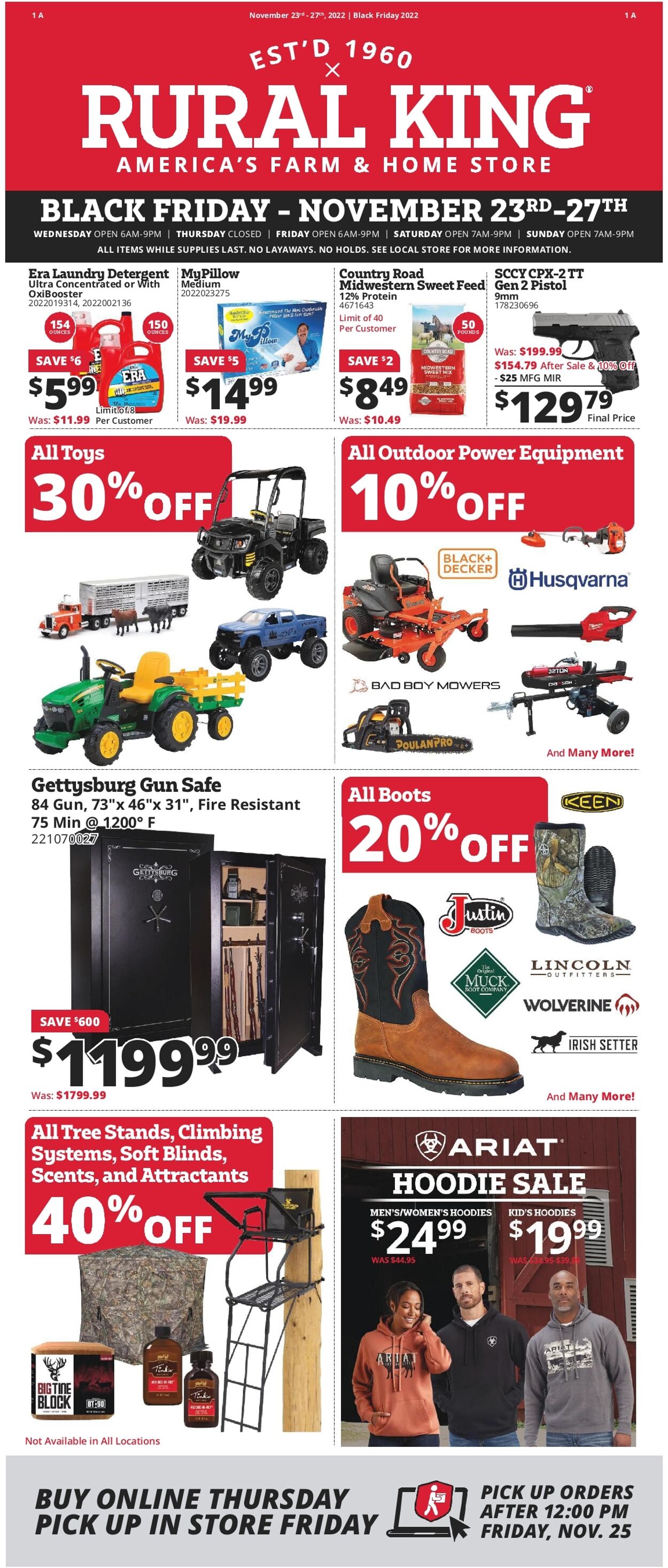Rural King Ad from 11/14/2022