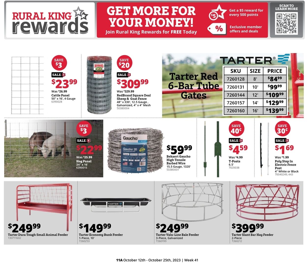 Rural King Ad from 10/12/2023