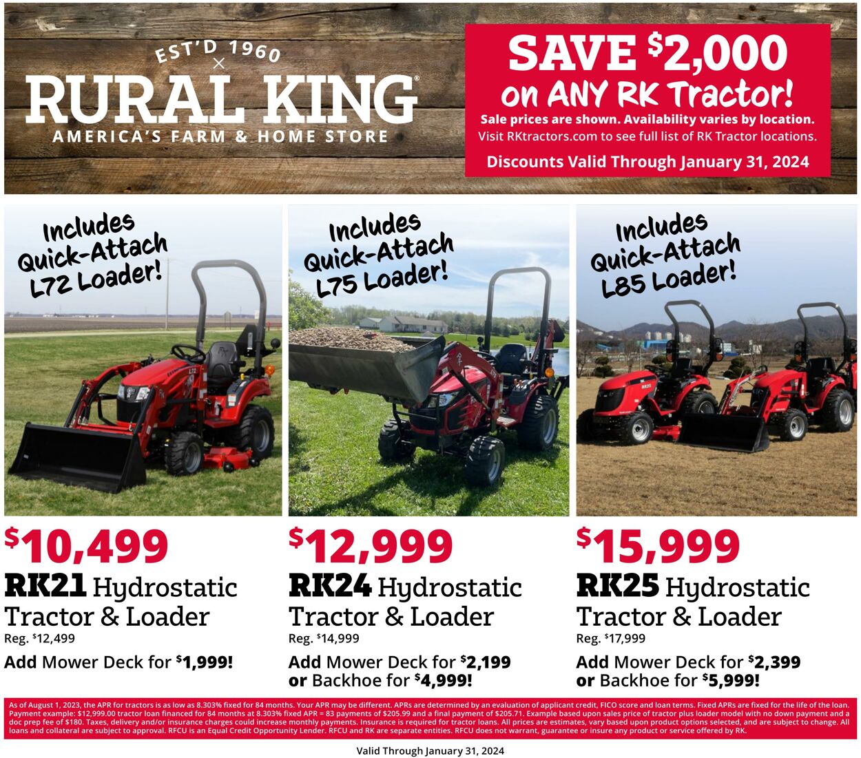 Rural King Ad from 12/17/2023