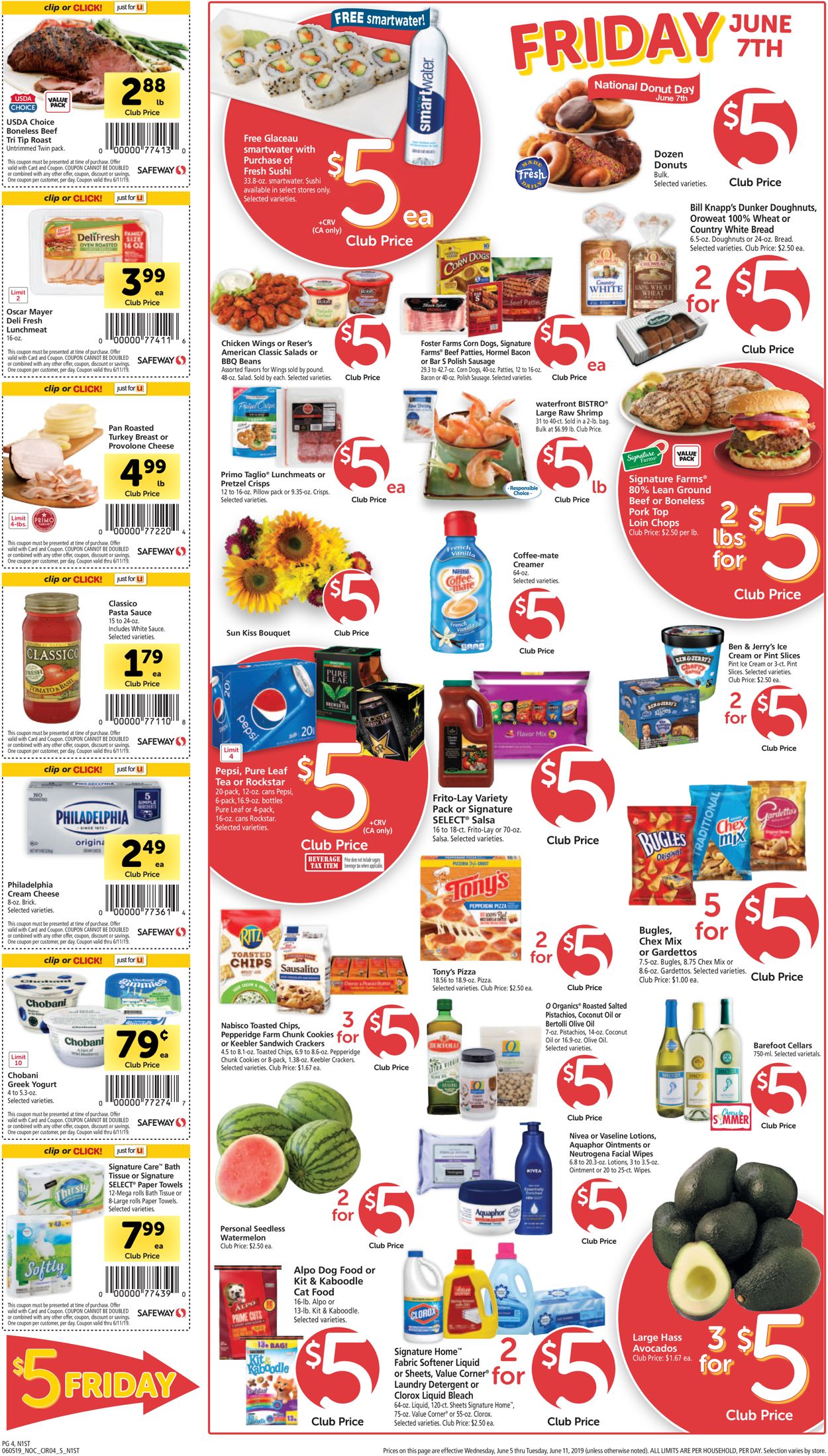 Safeway Ad from 06/05/2019