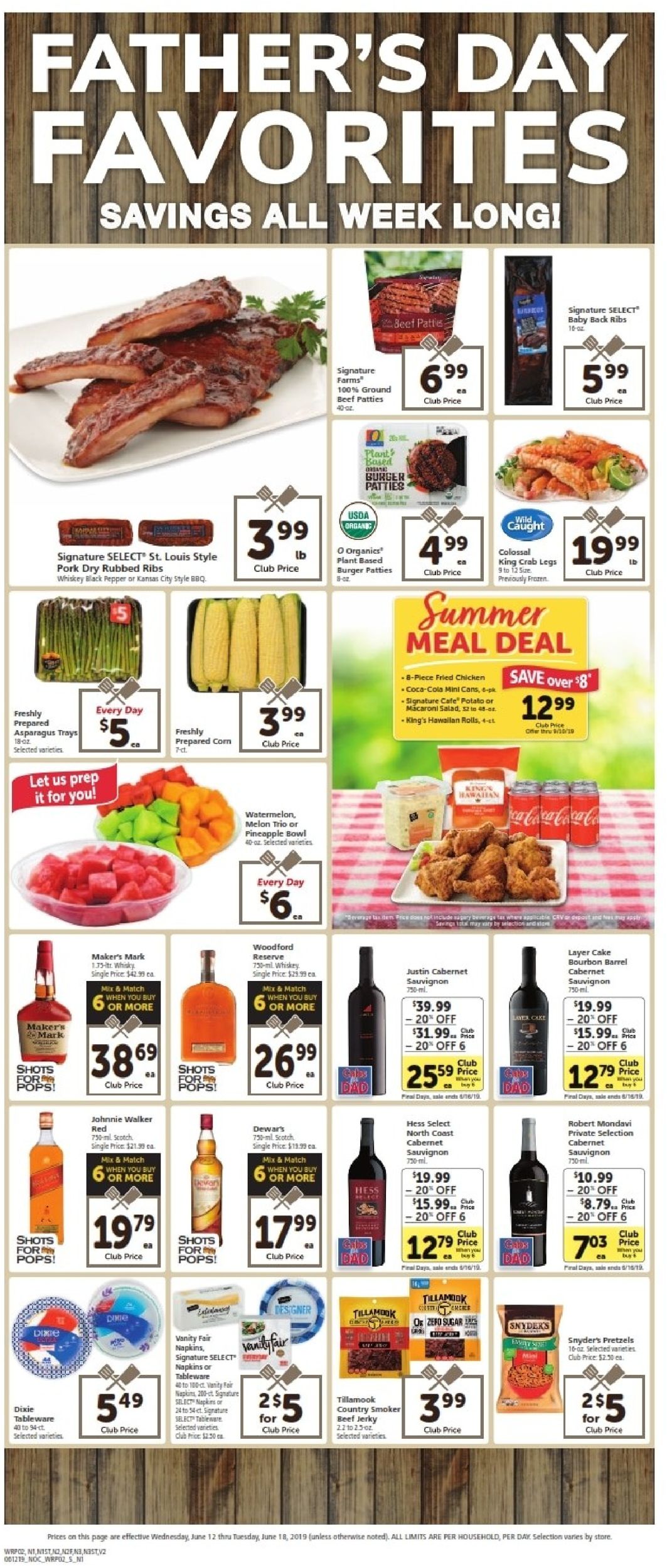 Safeway Ad from 06/12/2019