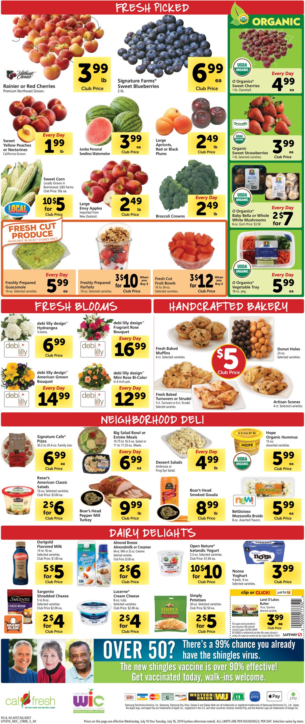 Safeway Ad from 07/10/2019