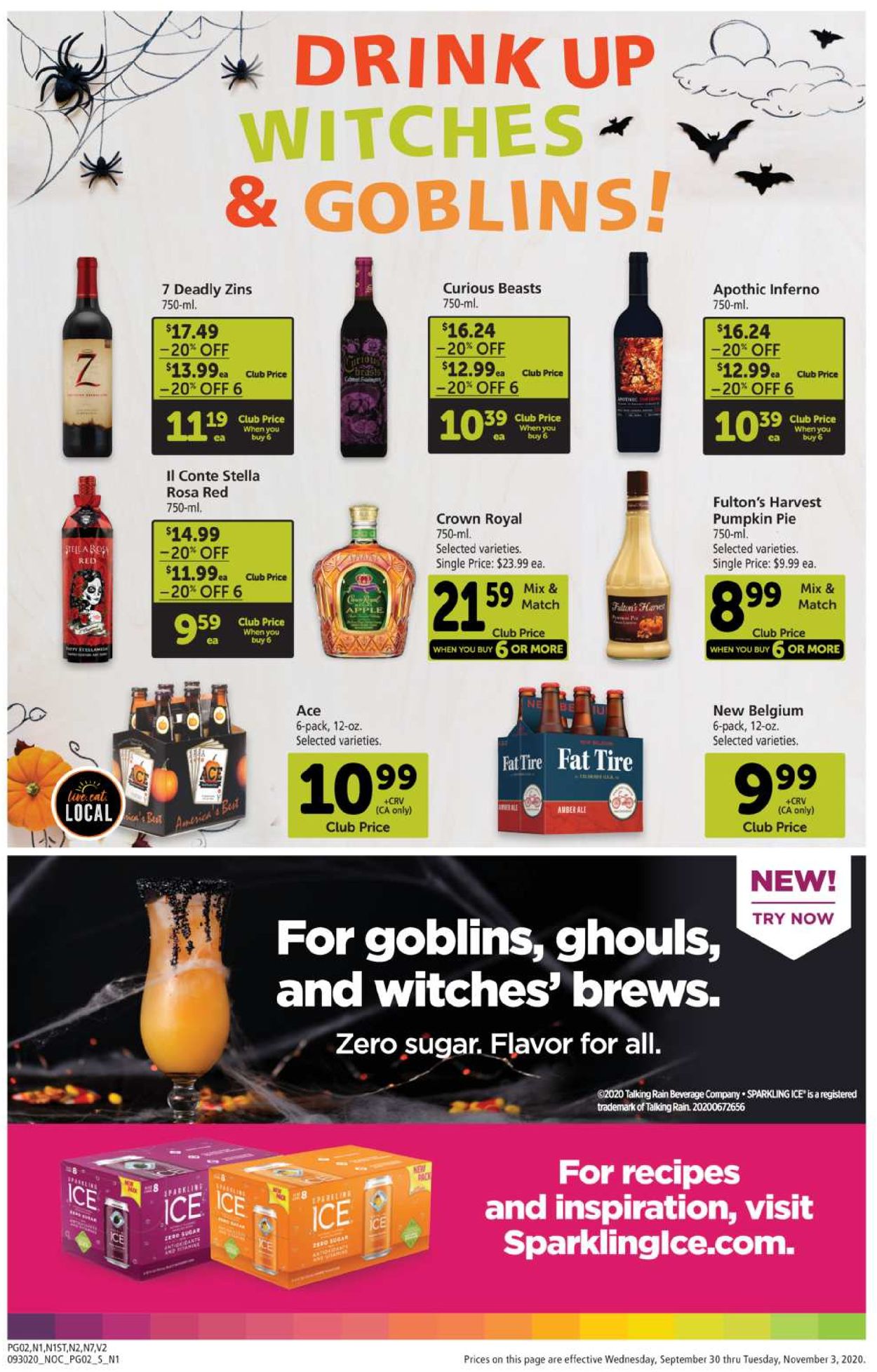 Safeway Ad from 09/30/2020