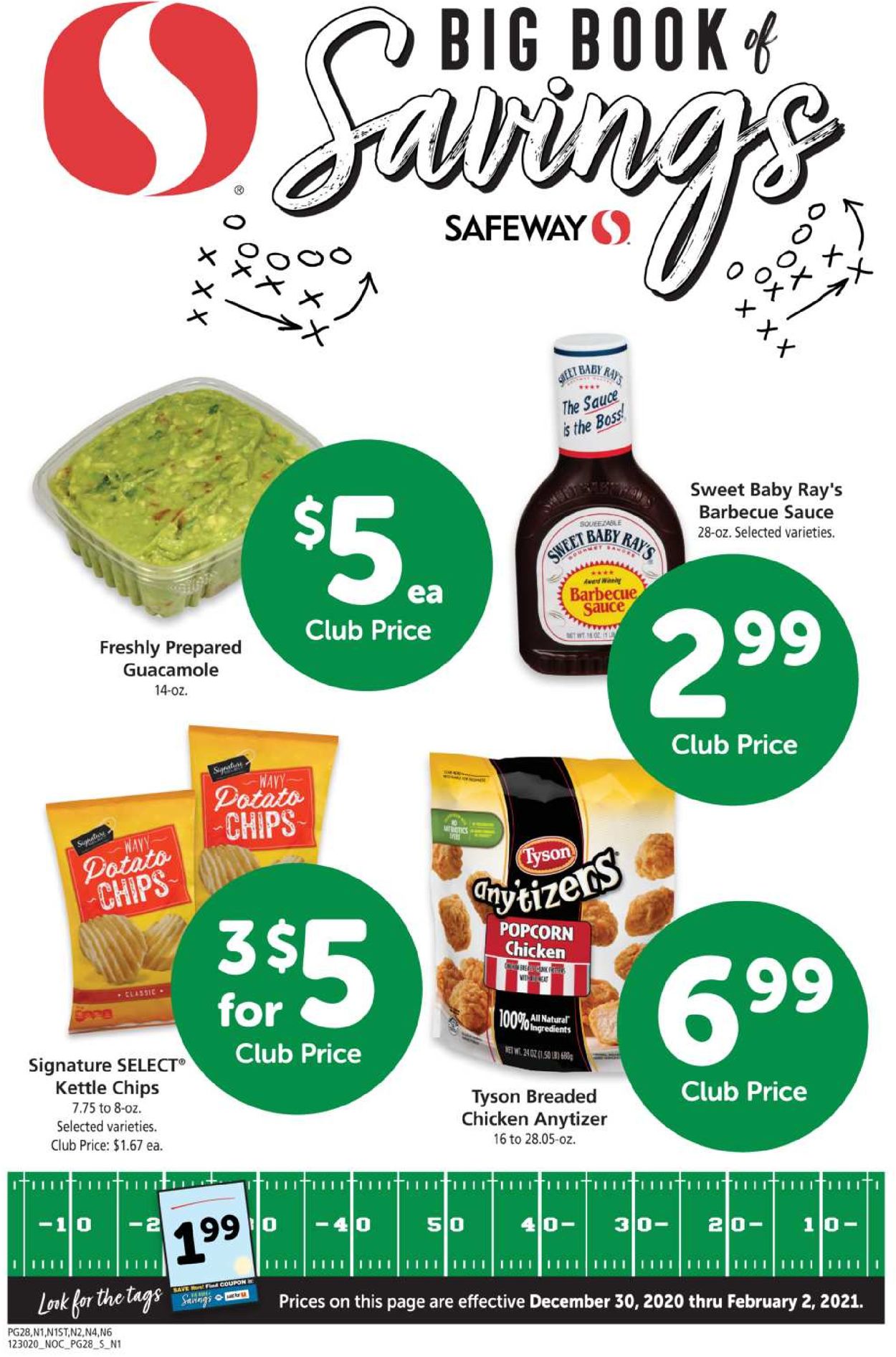 Safeway Ad from 12/30/2020