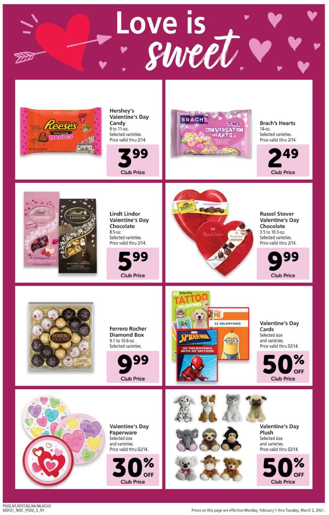 Safeway Ad from 02/01/2021