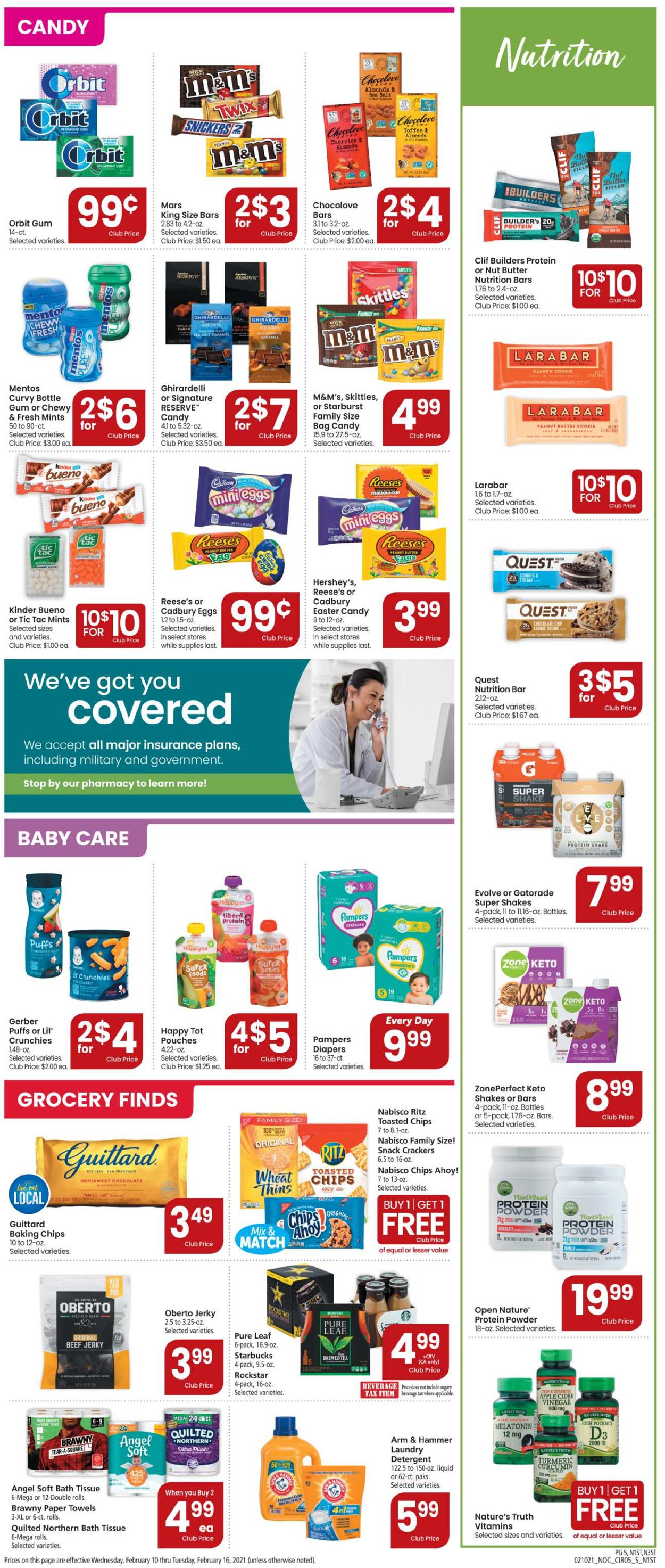 Safeway Ad from 02/10/2021