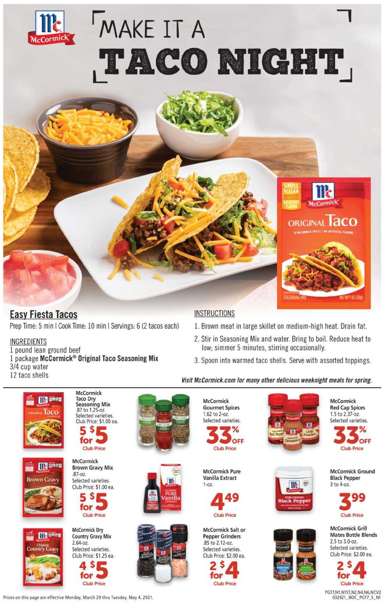 Safeway Ad from 03/29/2021
