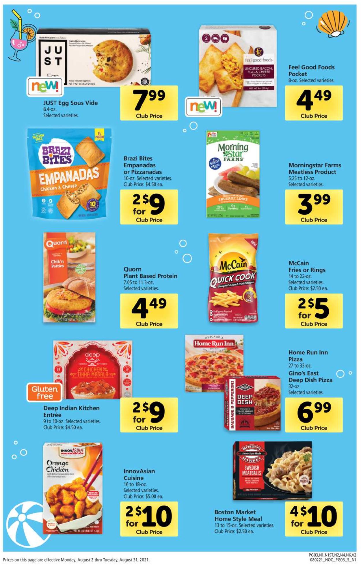 Safeway Ad from 08/02/2021