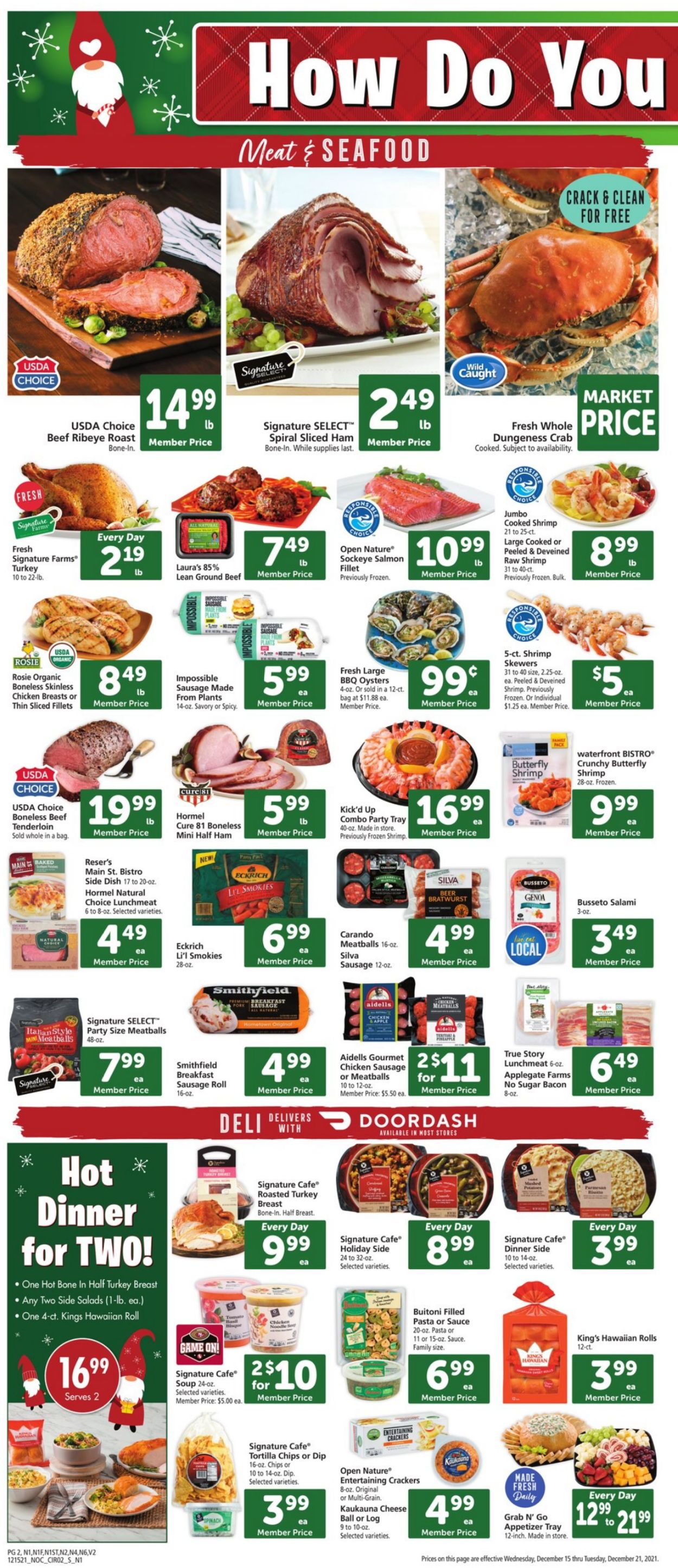 Safeway Ad from 12/15/2021