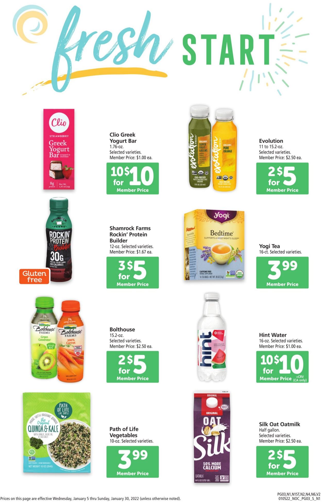 Safeway Ad from 01/05/2022
