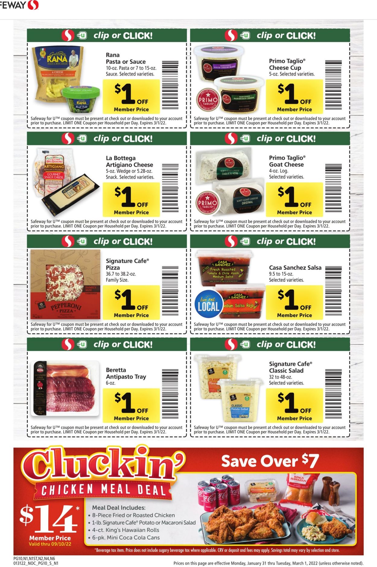 Safeway Ad from 01/31/2022