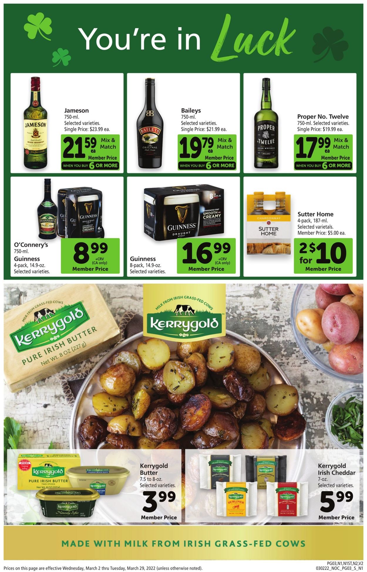Safeway Ad from 03/02/2022