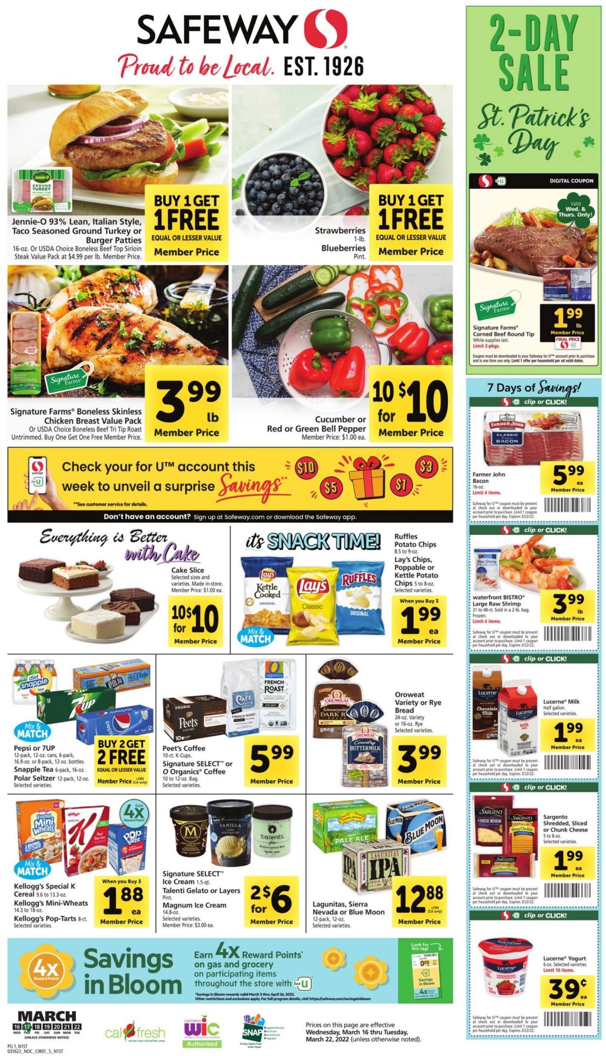 Safeway Ad from 03/16/2022