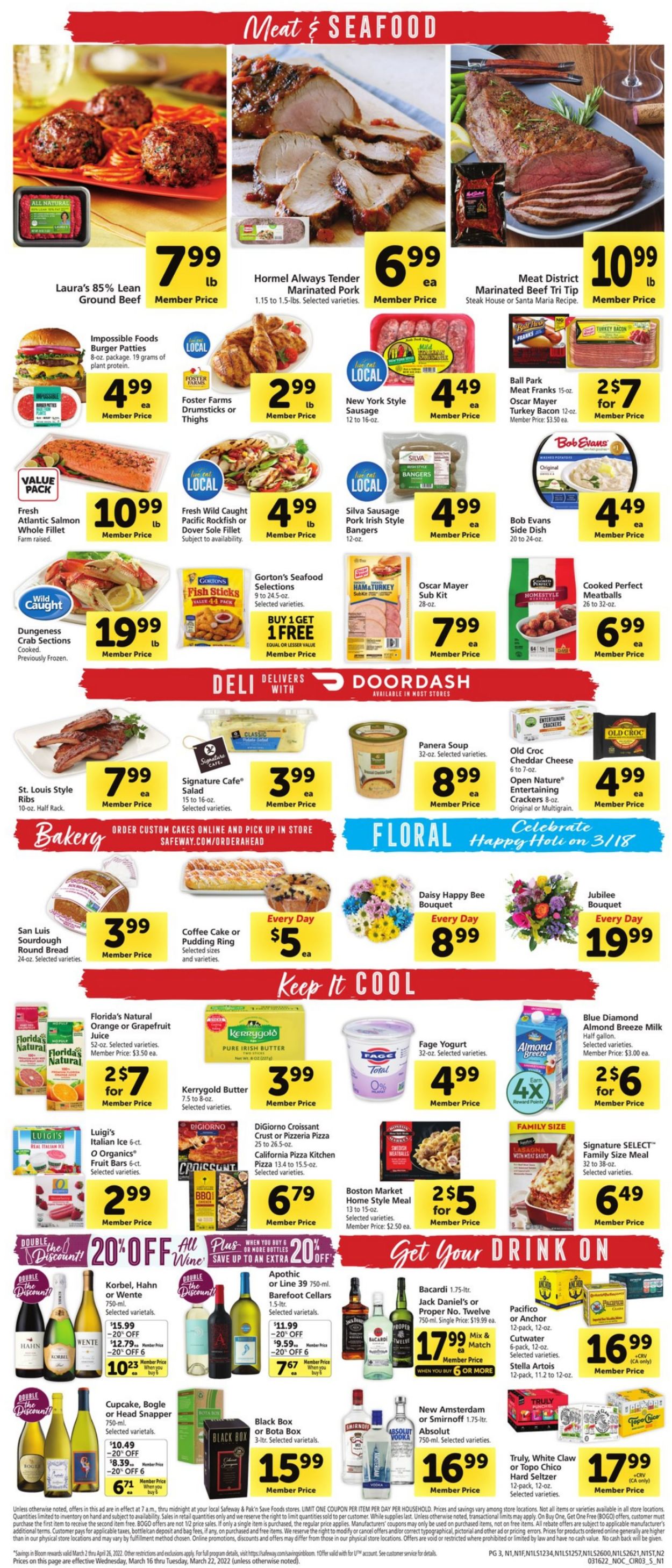 Safeway Ad from 03/16/2022