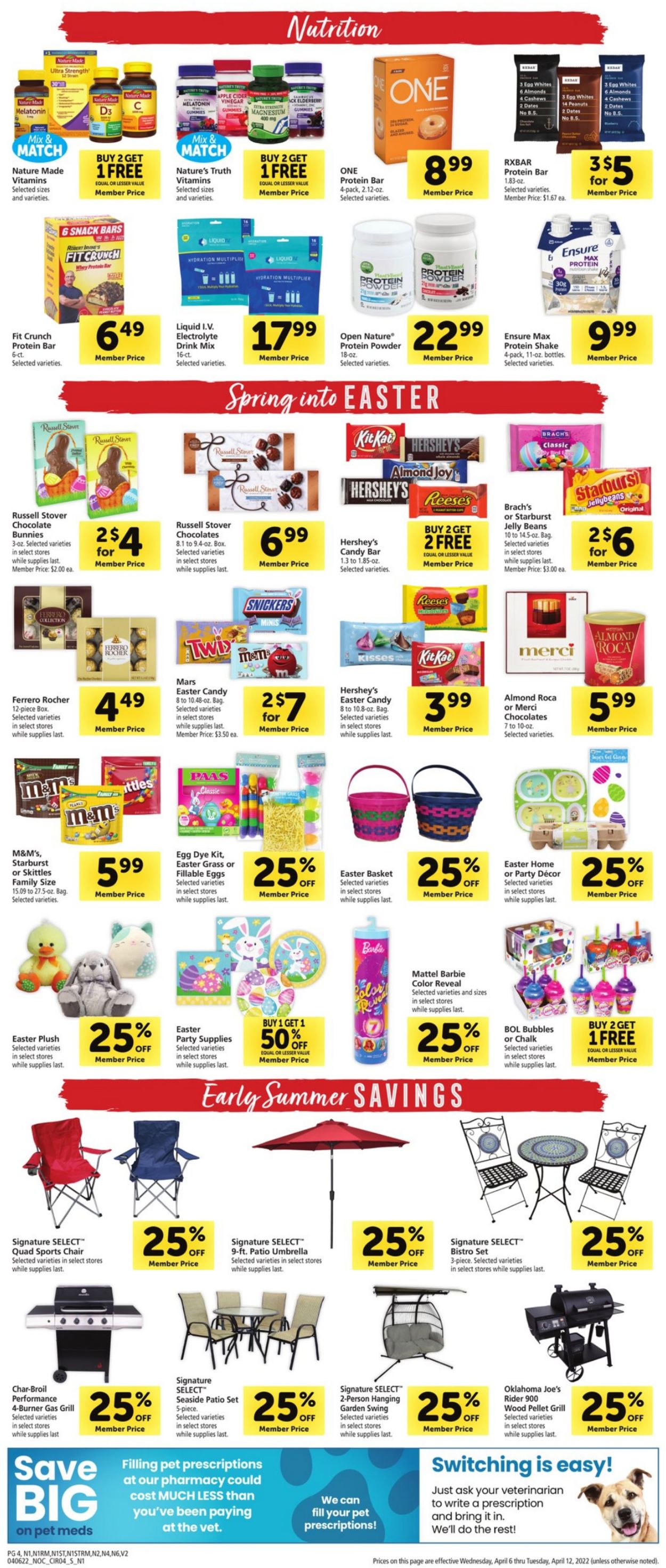 Safeway Ad from 04/06/2022