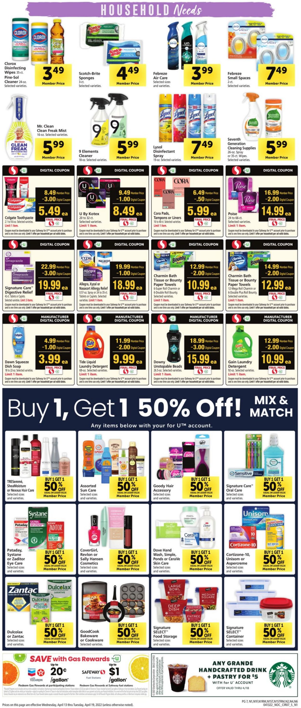 Safeway Ad from 04/13/2022
