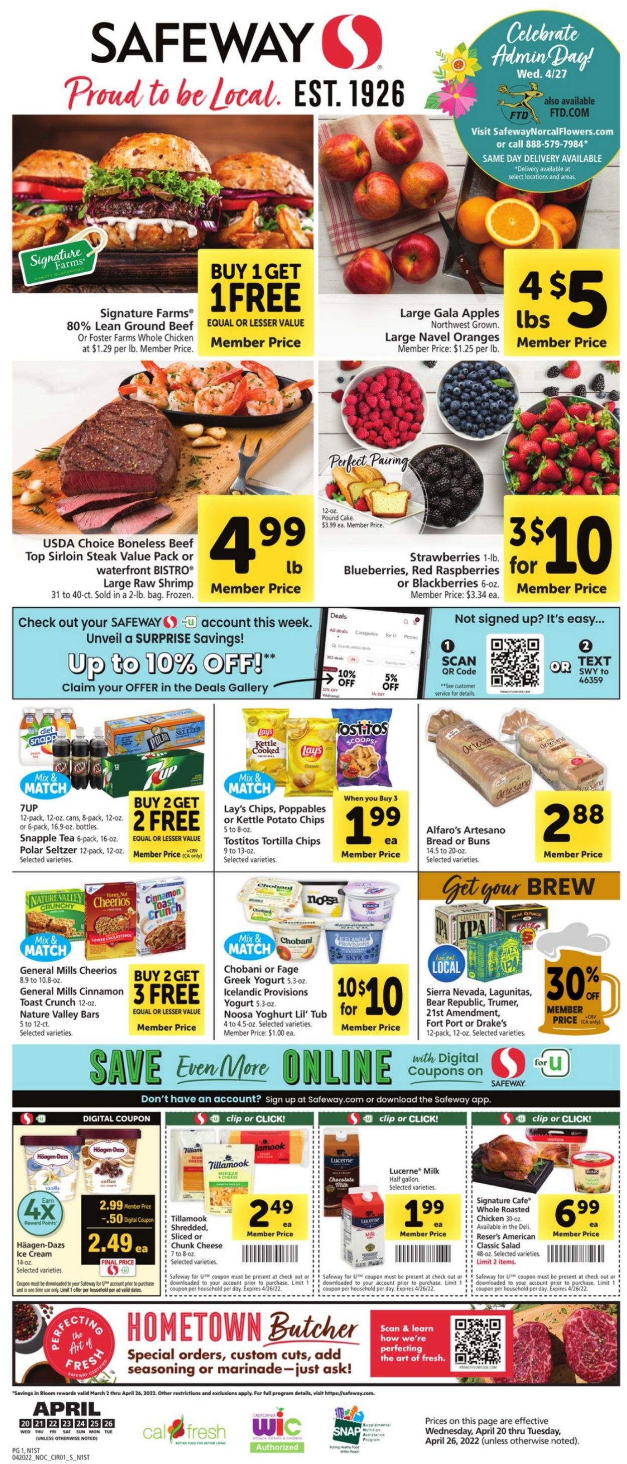 Safeway Ad from 04/20/2022