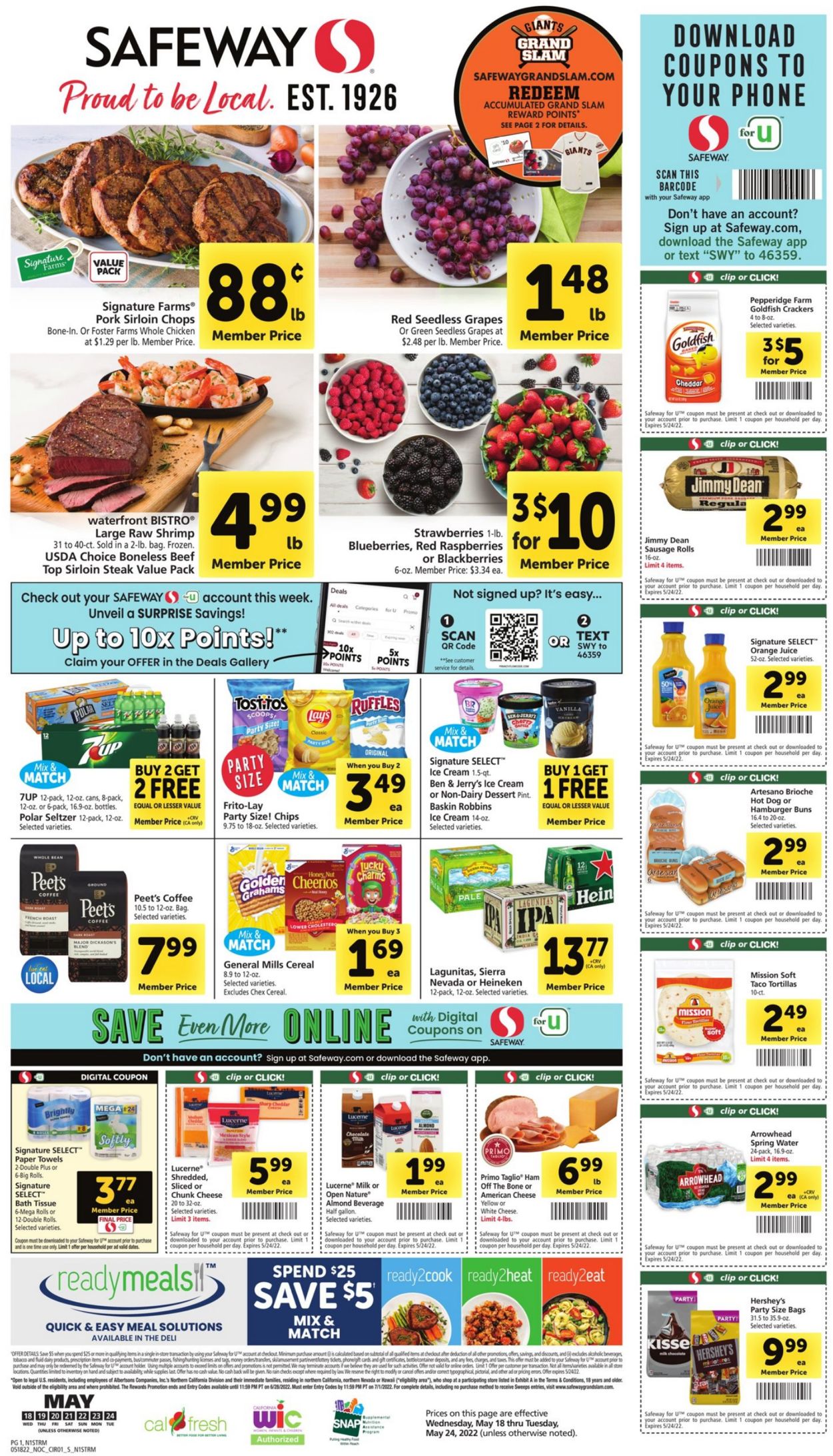 Safeway Ad from 05/18/2022