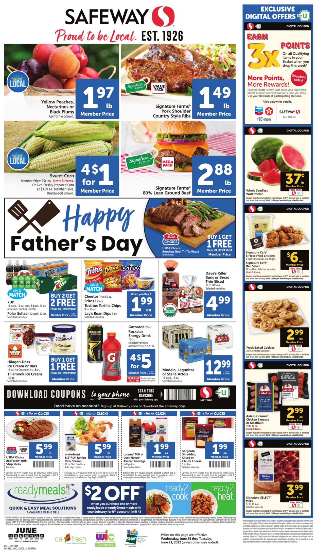 Safeway Ad from 06/15/2022