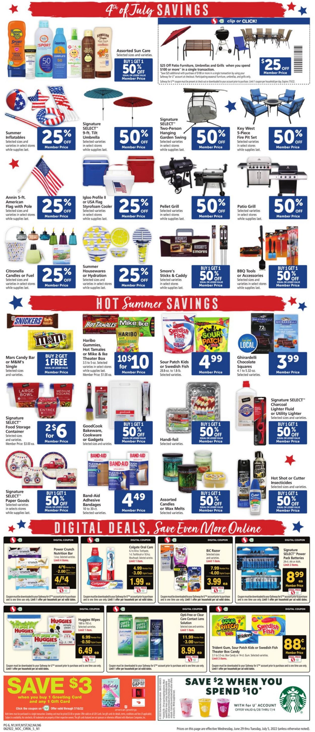 Safeway Ad from 06/29/2022
