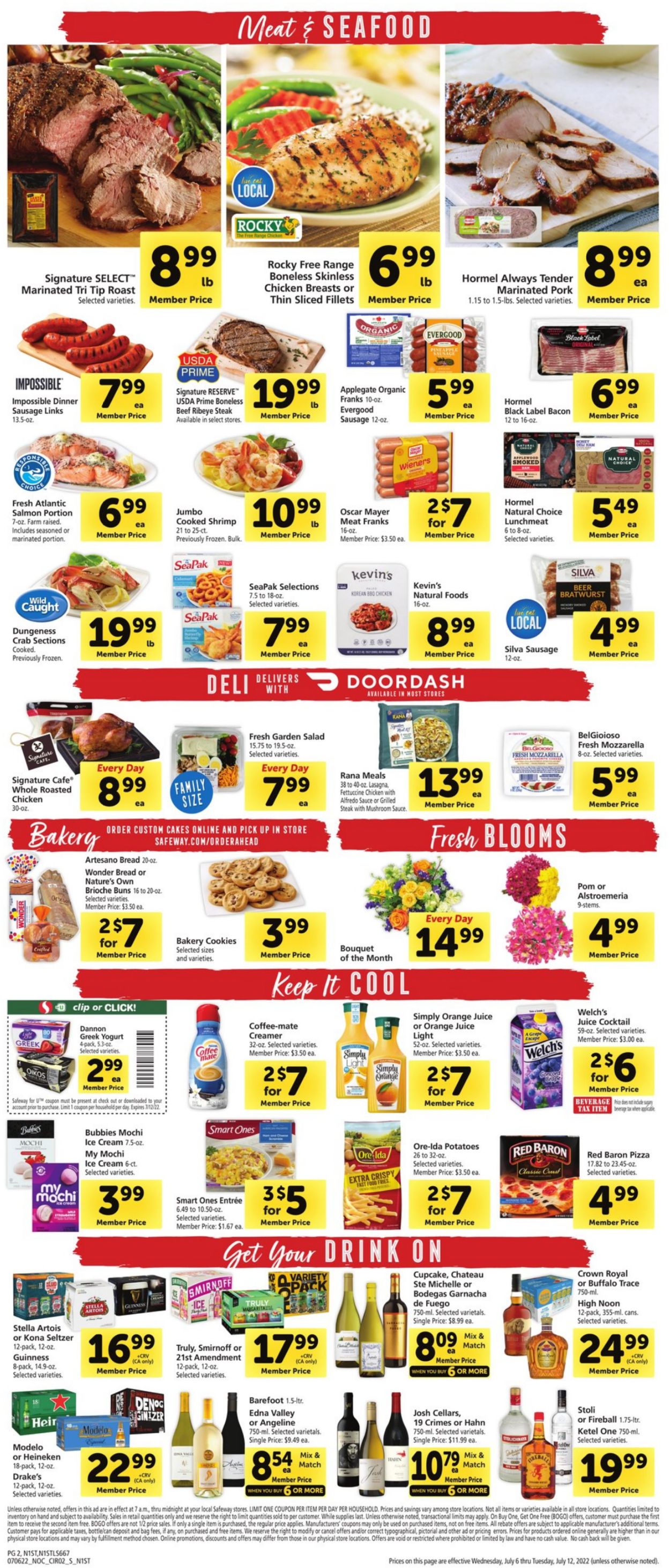 Safeway Ad from 07/06/2022