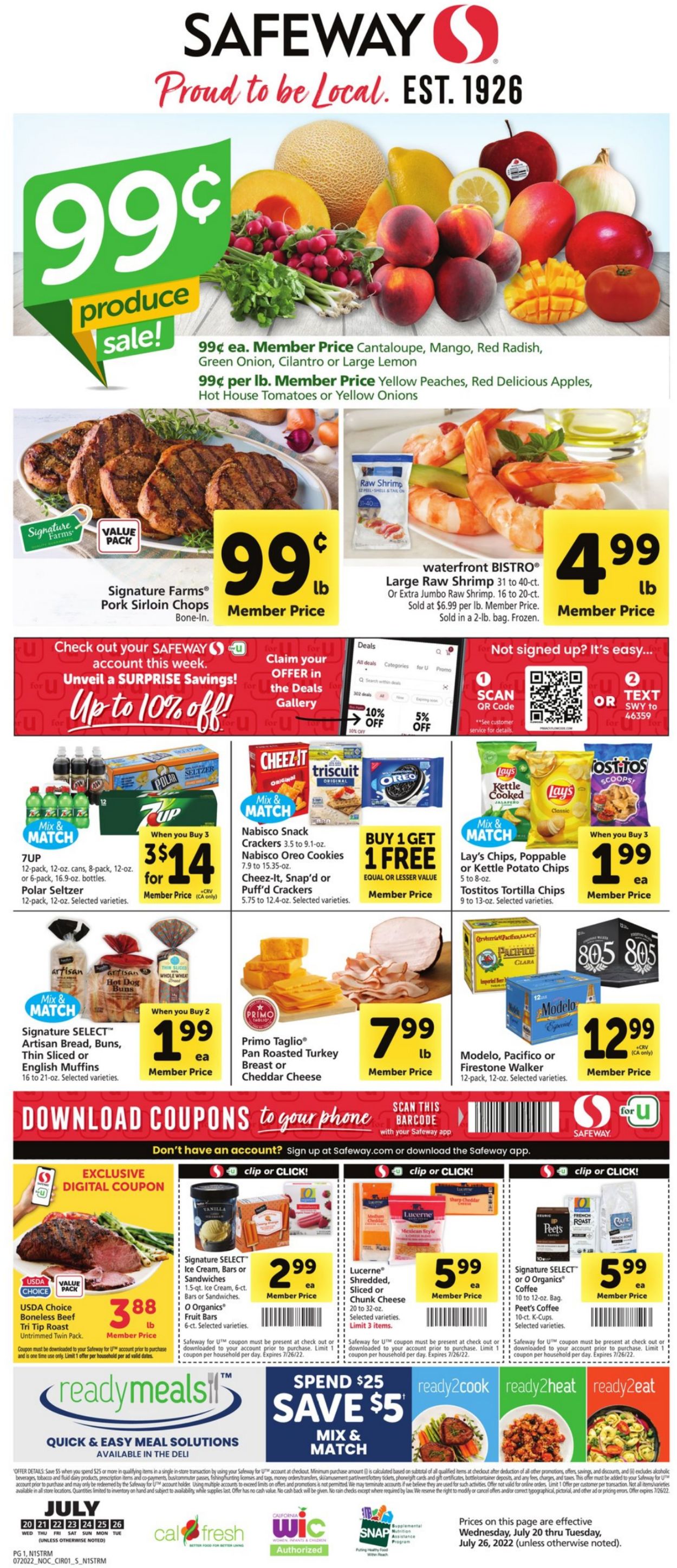 Safeway Ad from 07/20/2022