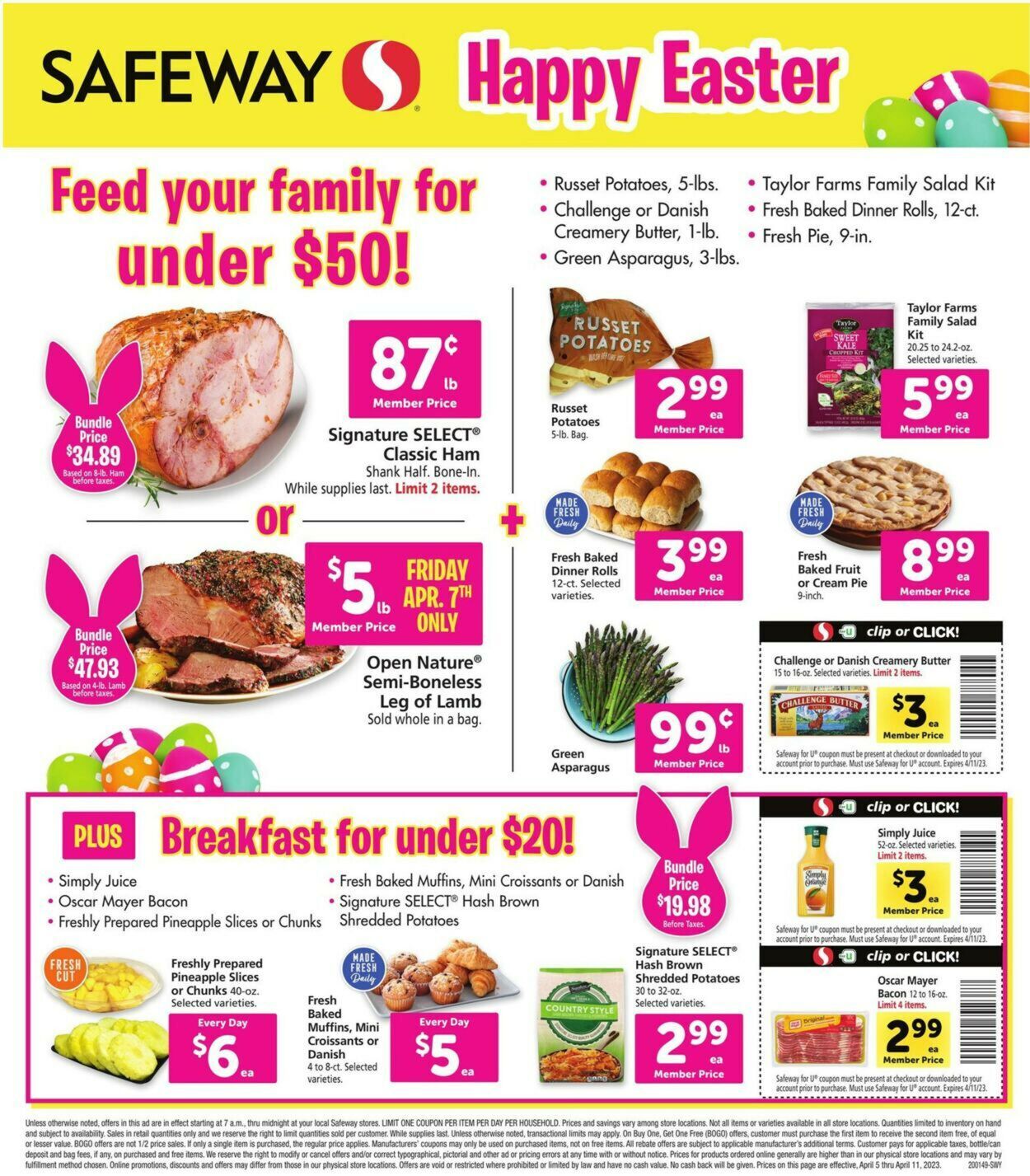 Safeway Ad from 04/05/2023