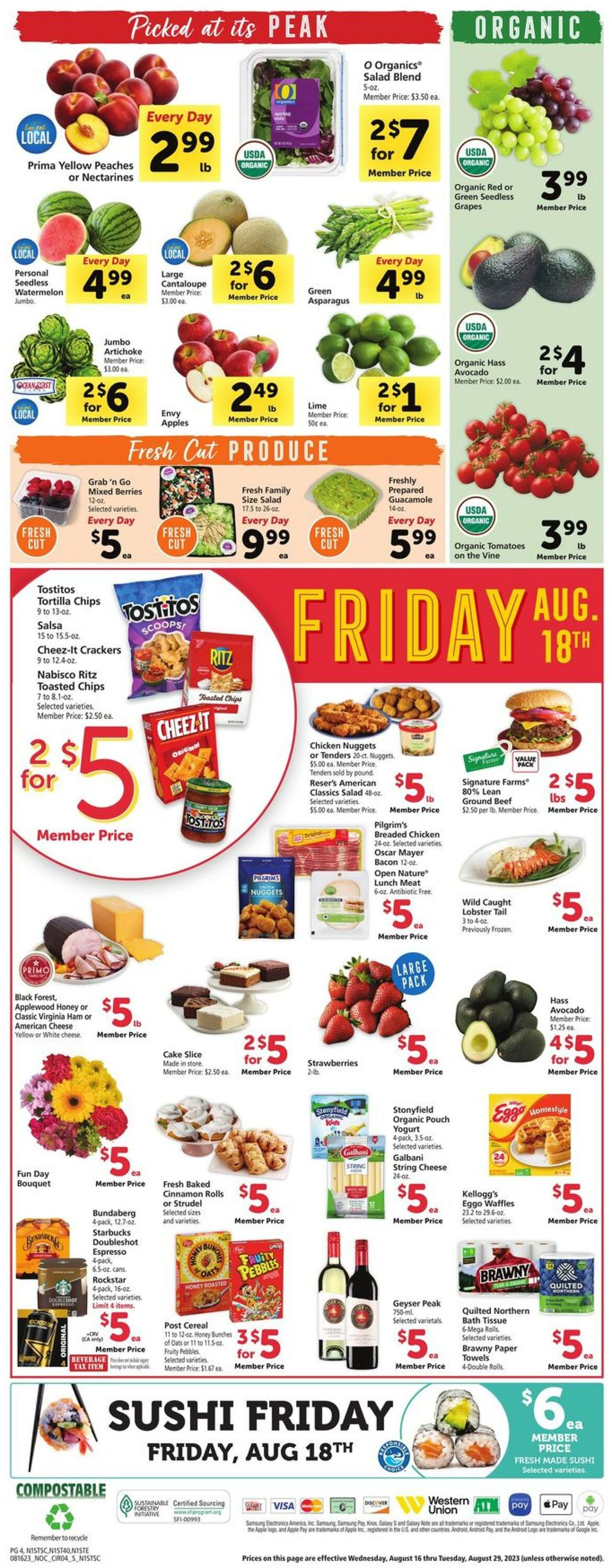 Safeway Ad from 08/16/2023