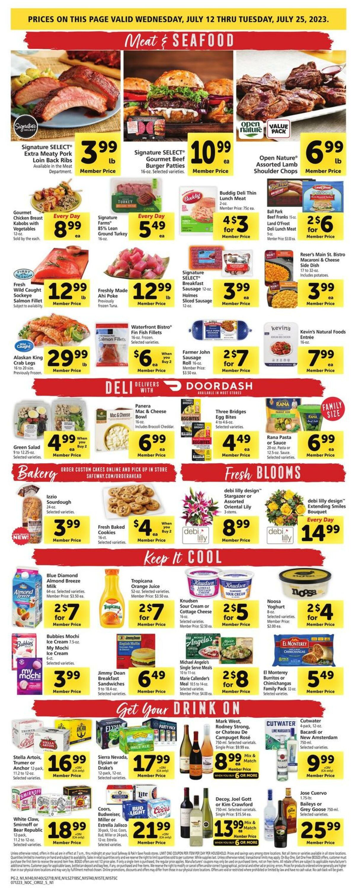 Safeway Ad from 07/12/2023