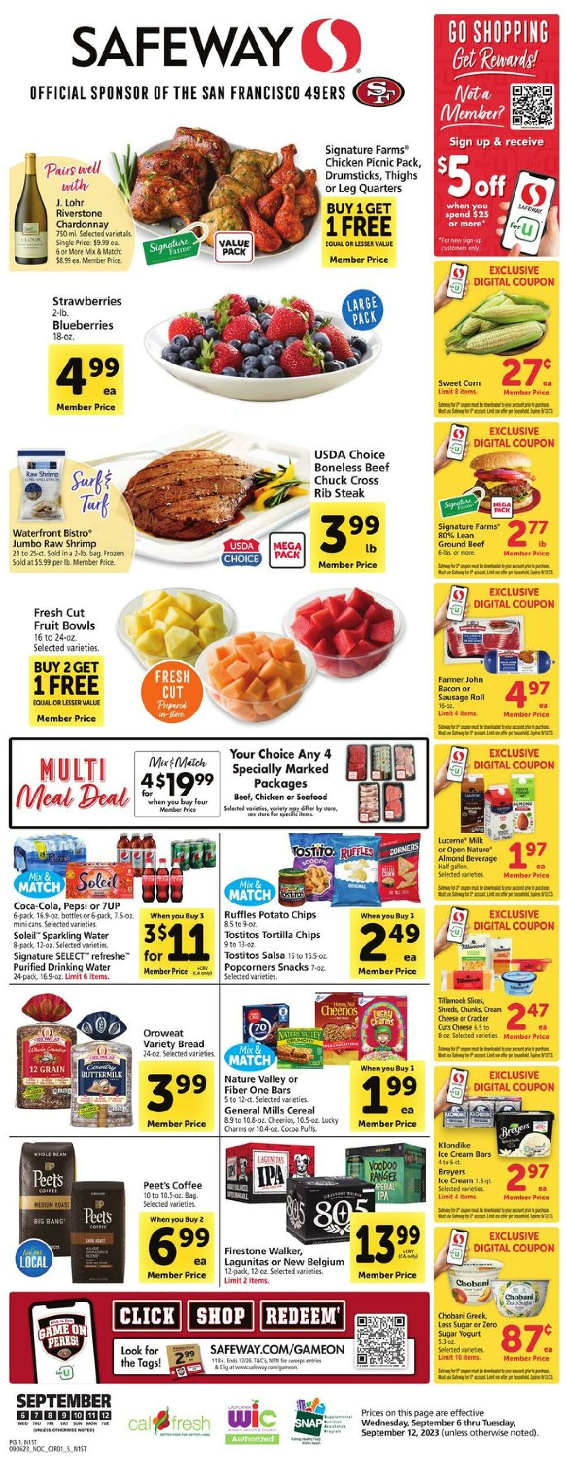 Safeway Ad from 09/06/2023