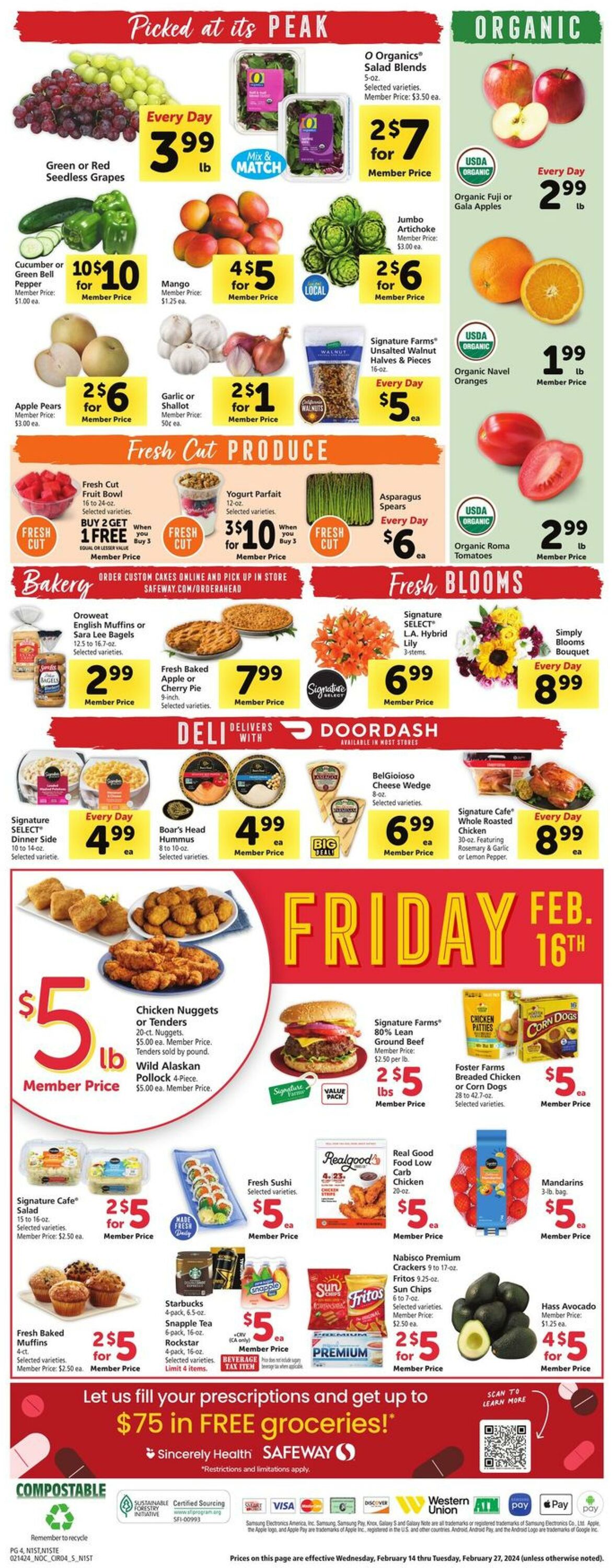 Safeway Ad from 02/14/2024