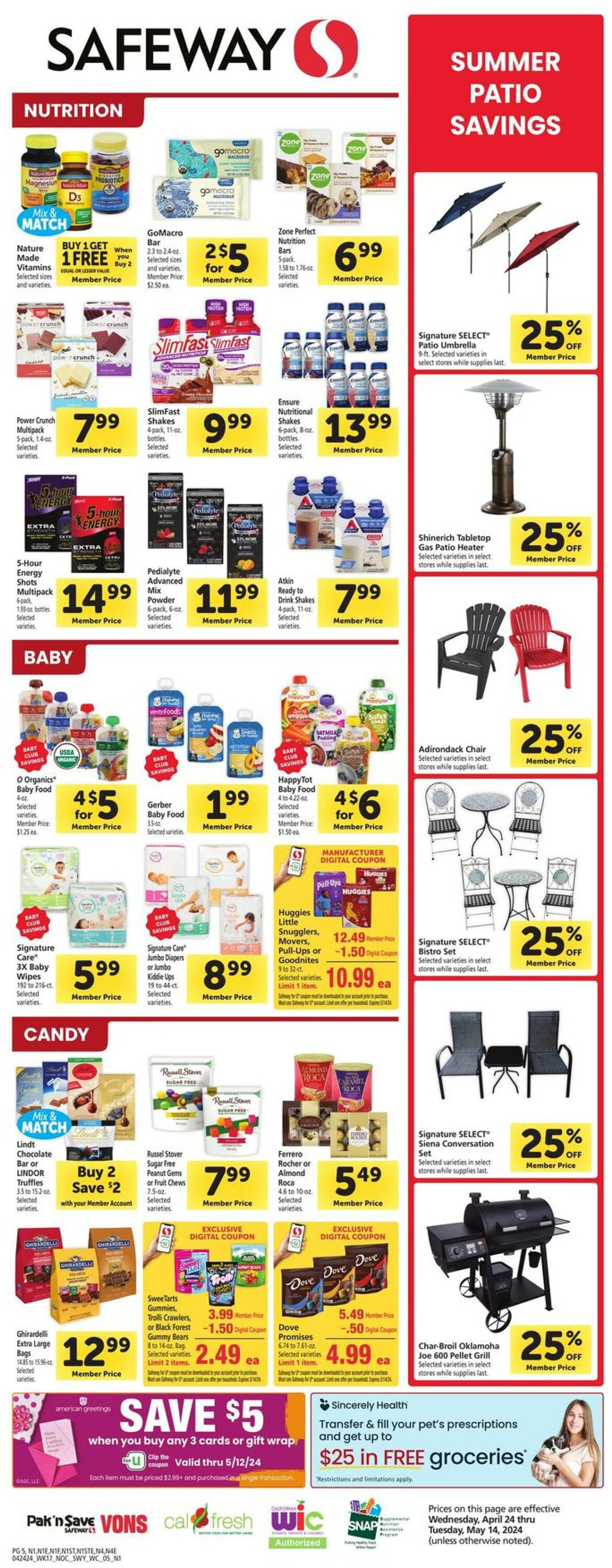Safeway Ad from 04/24/2024
