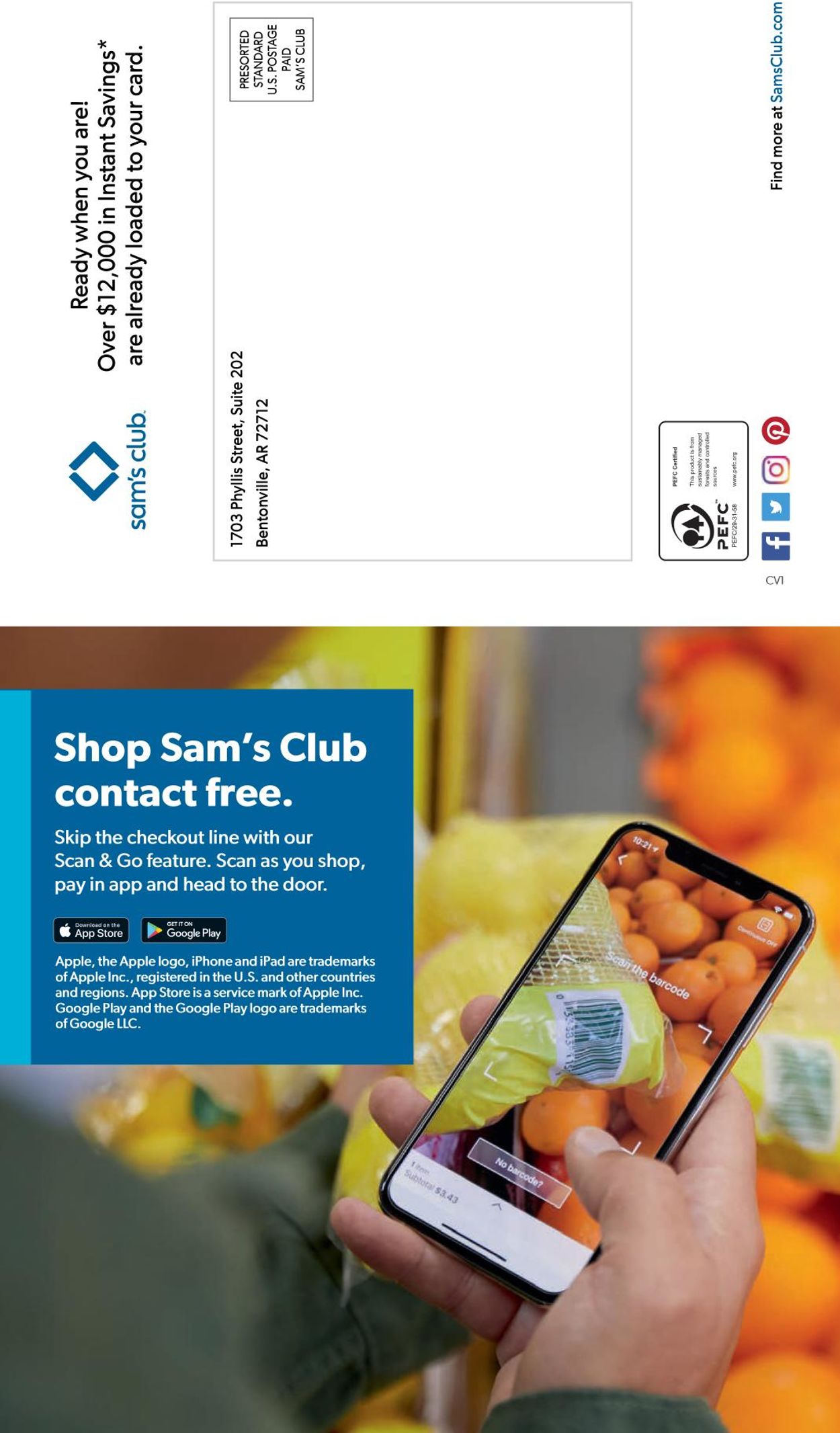 Sam's Club Ad from 09/02/2020