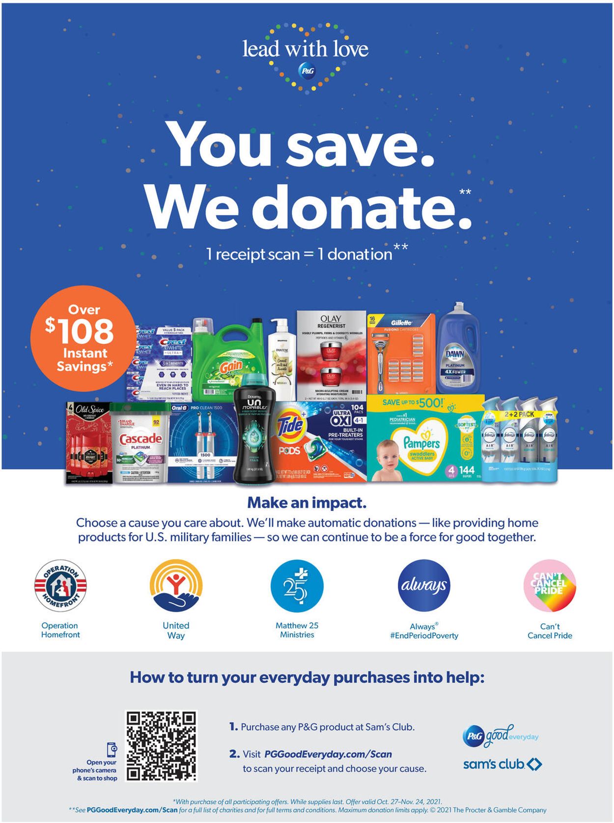 Sam's Club Ad from 10/27/2021