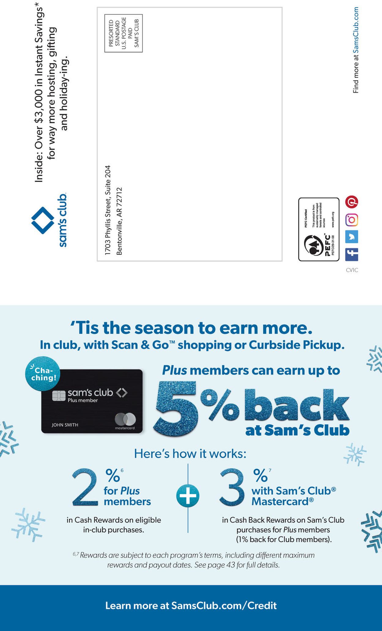 Sam's Club Ad from 12/01/2021
