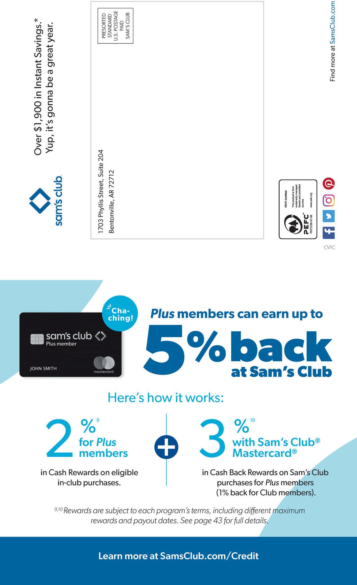 Sam's Club Ad from 01/05/2022