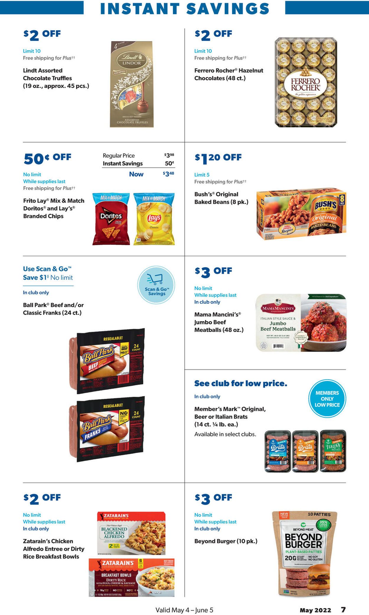 Sam's Club Ad from 05/04/2022