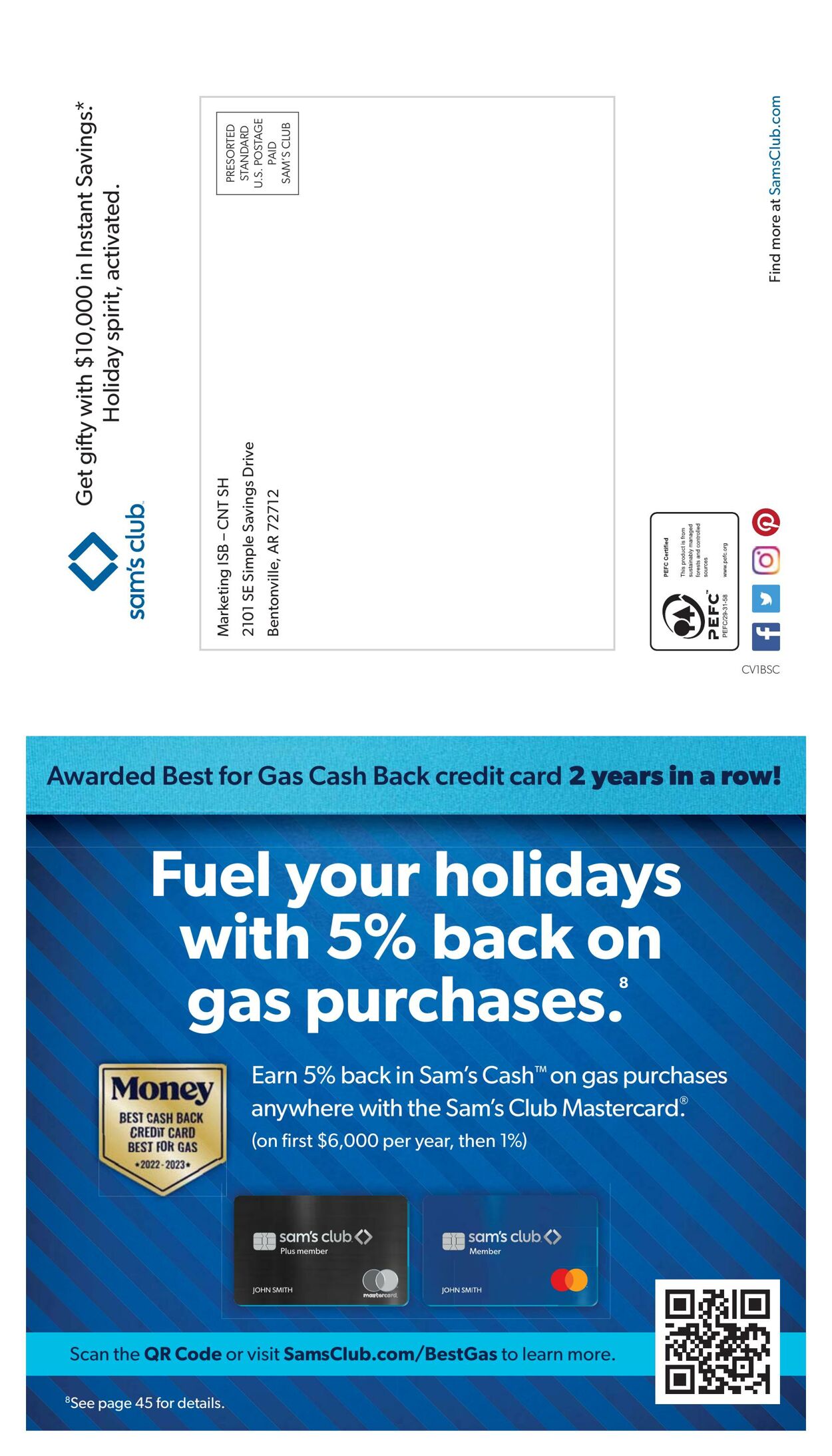 Sam's Club Ad from 11/26/2023