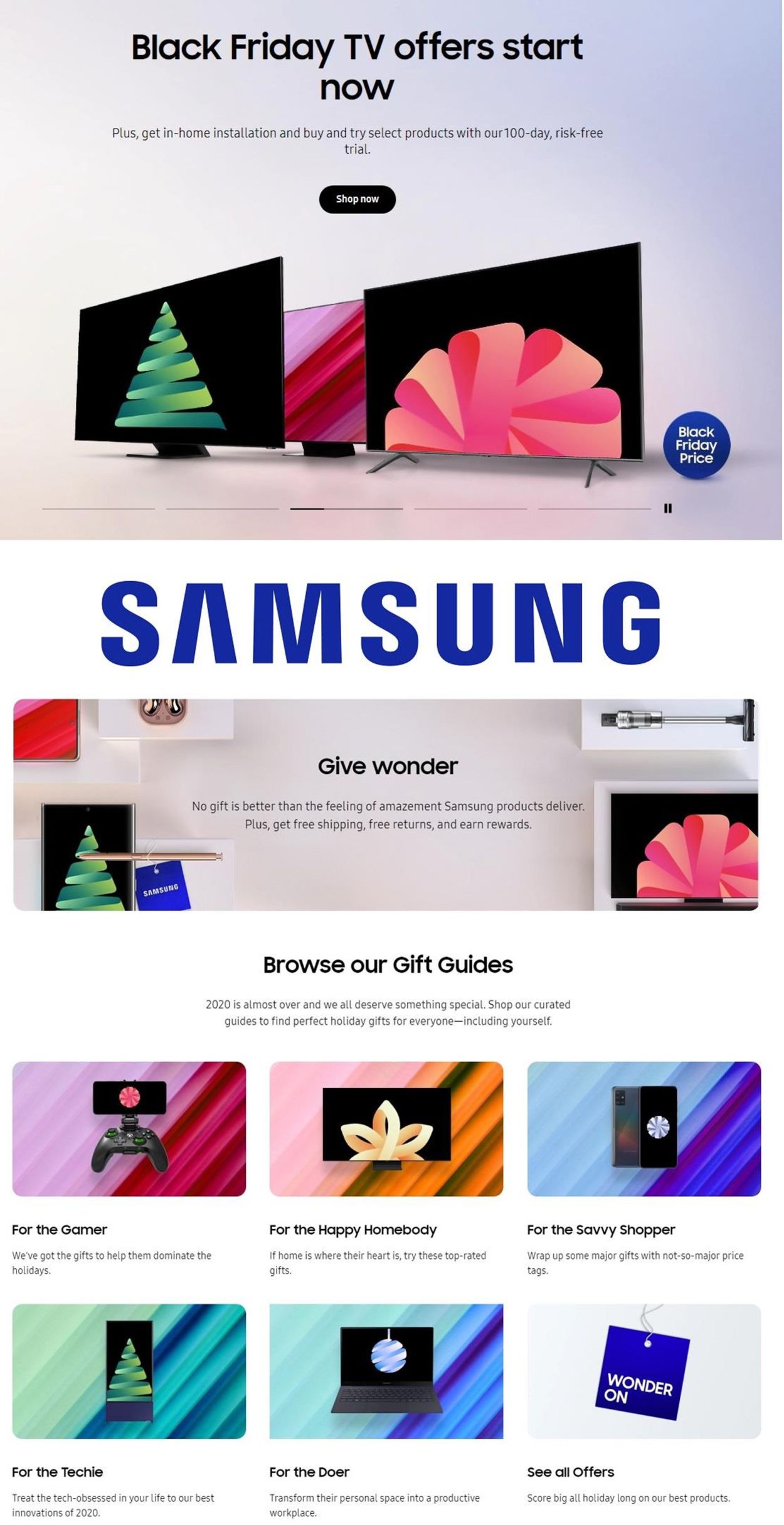 Samsung Ad from 11/21/2020