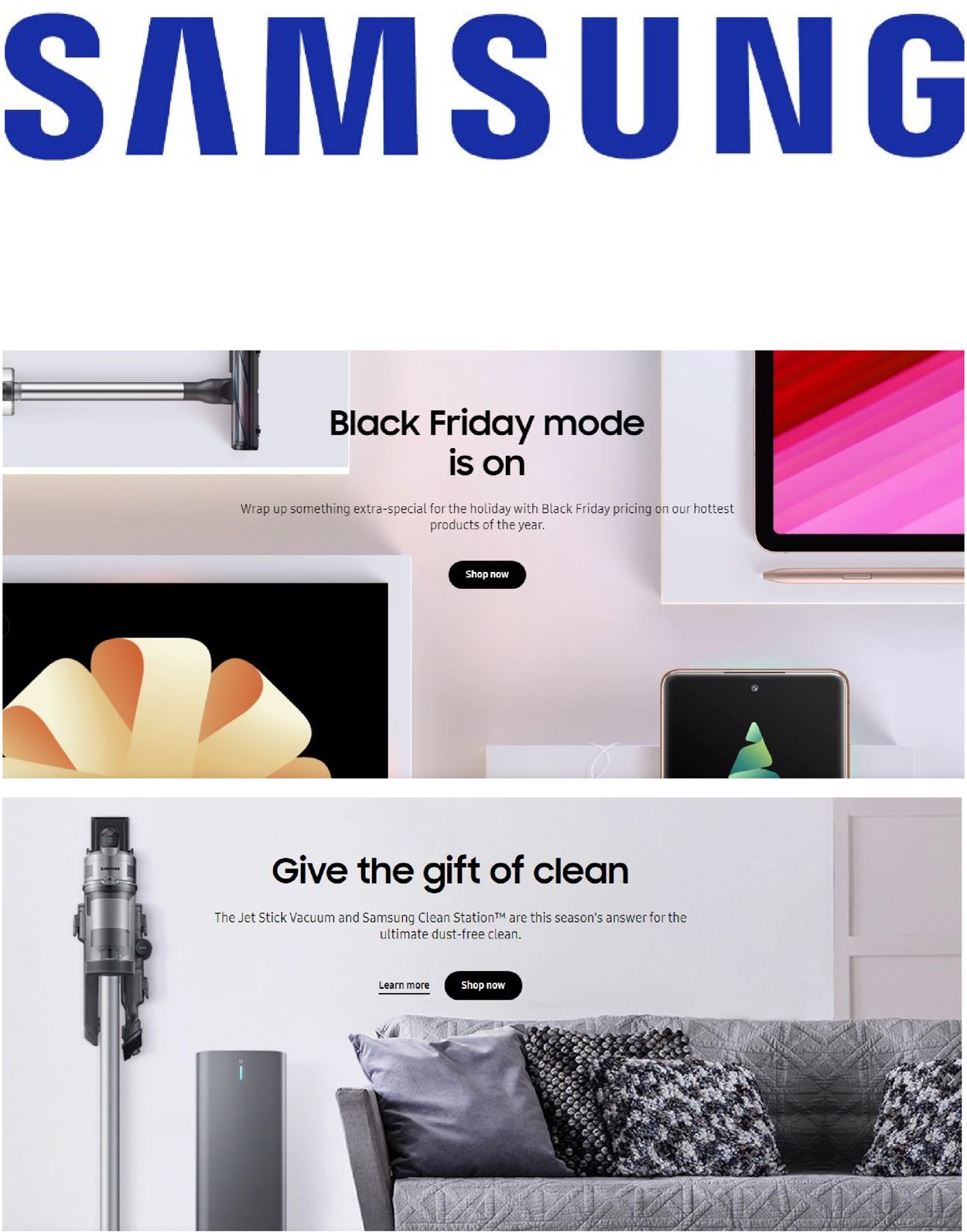 Samsung Ad from 11/25/2020