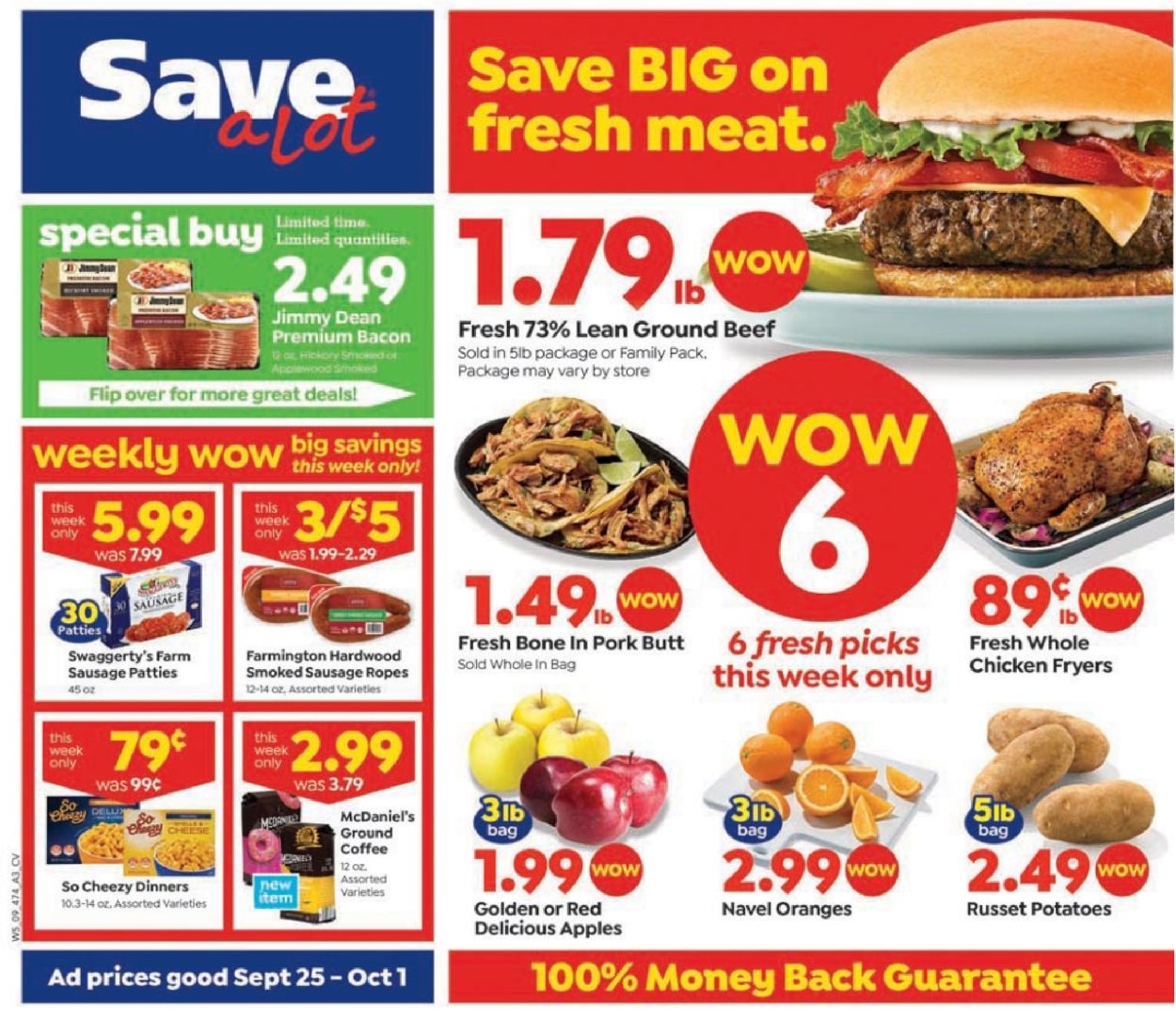 Save a Lot Ad from 09/25/2019