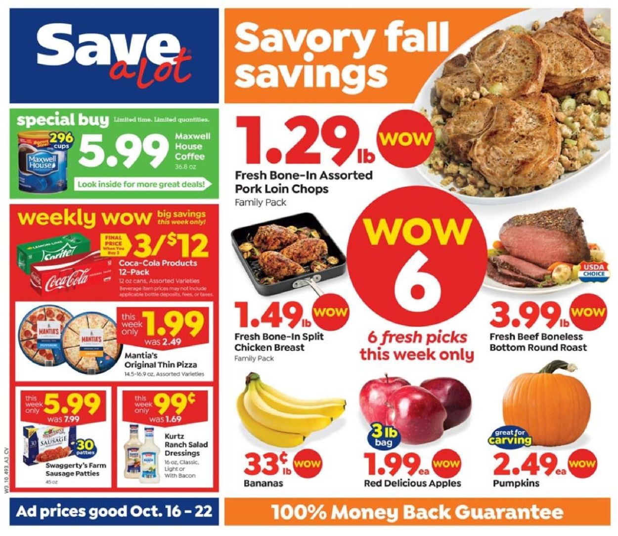Save a Lot Ad from 10/16/2019