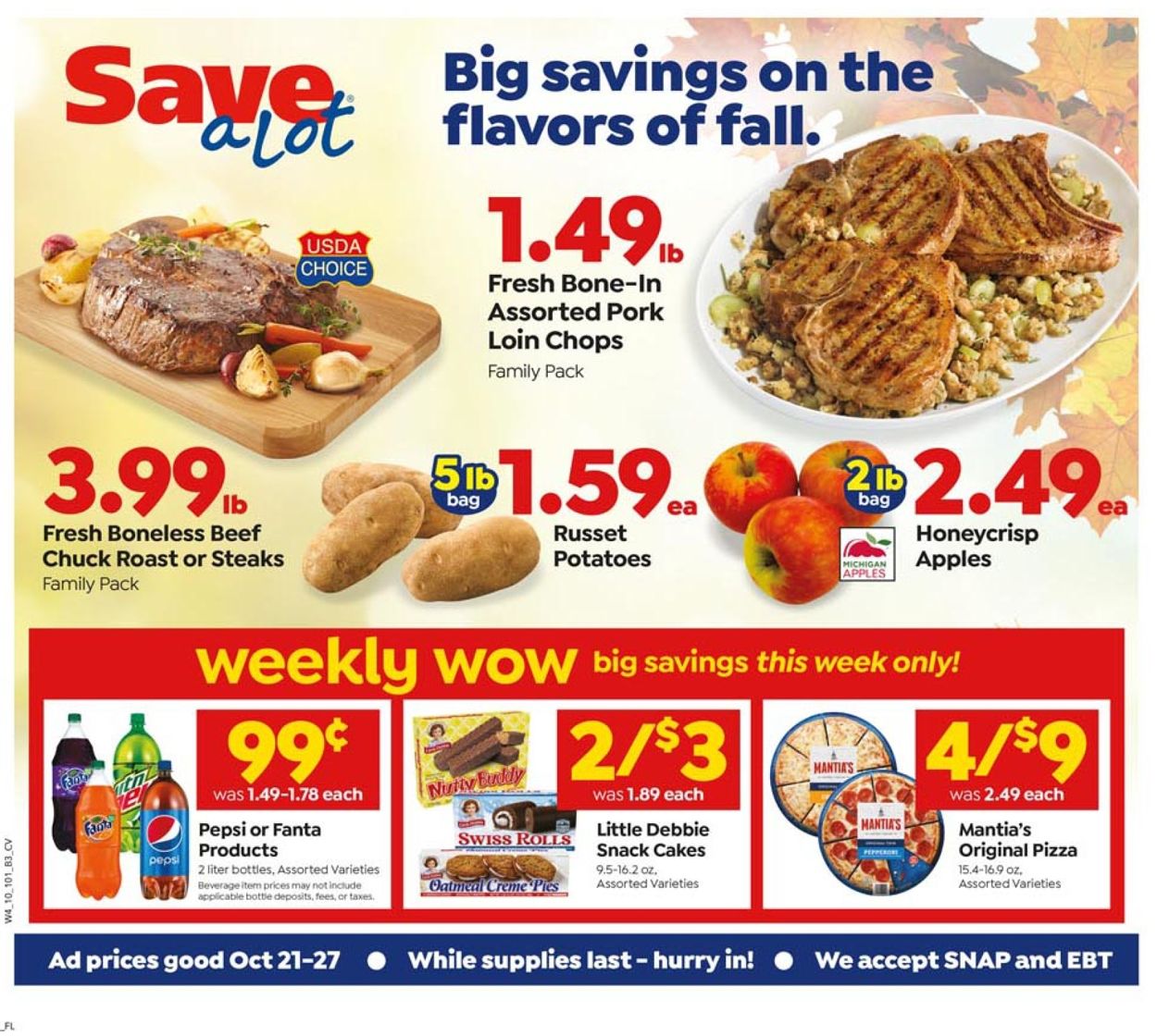 Save a Lot Ad from 10/21/2020